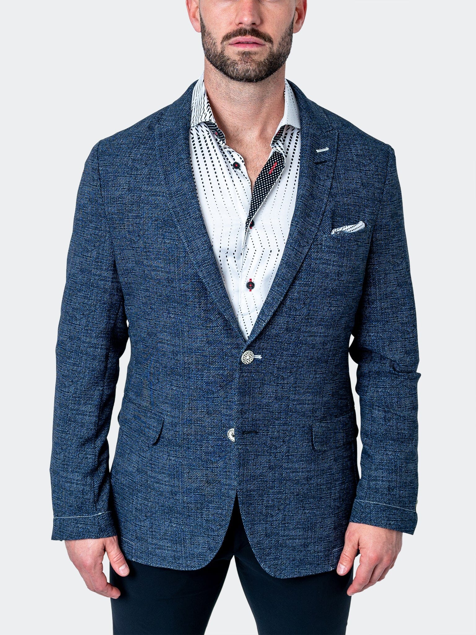 Blazer Unconstructed Waves Blue