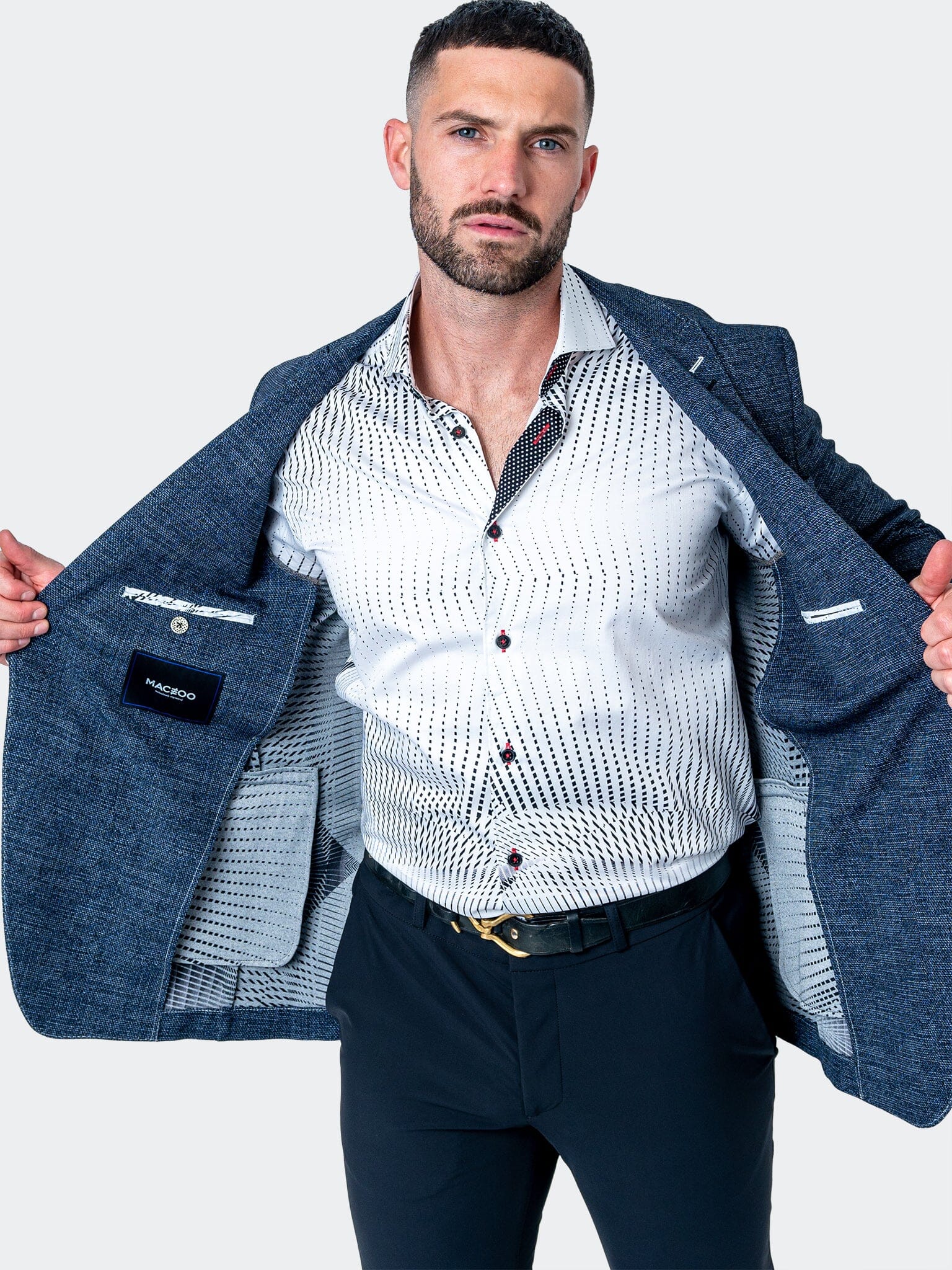 Blazer Unconstructed Waves Blue