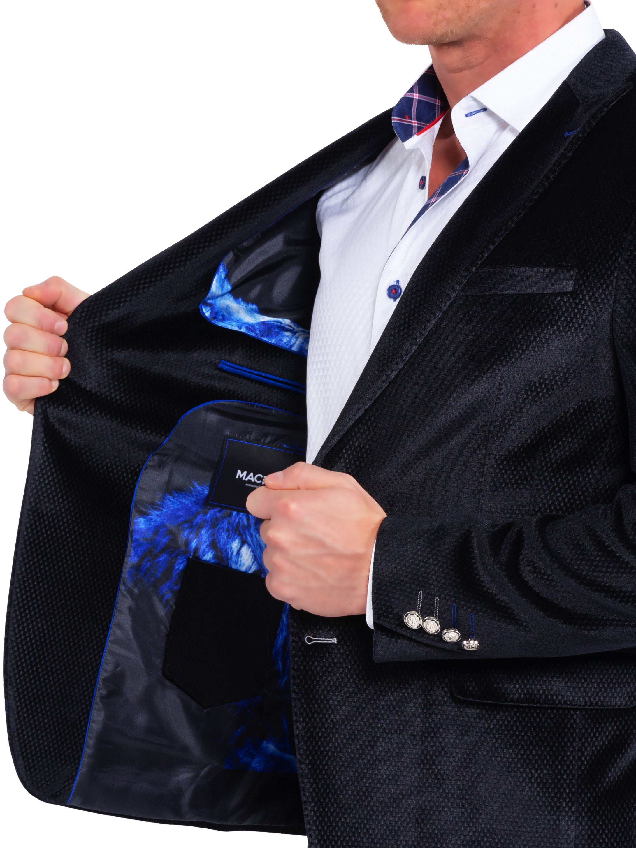 Blazer Bethoven VelvetSquare Black