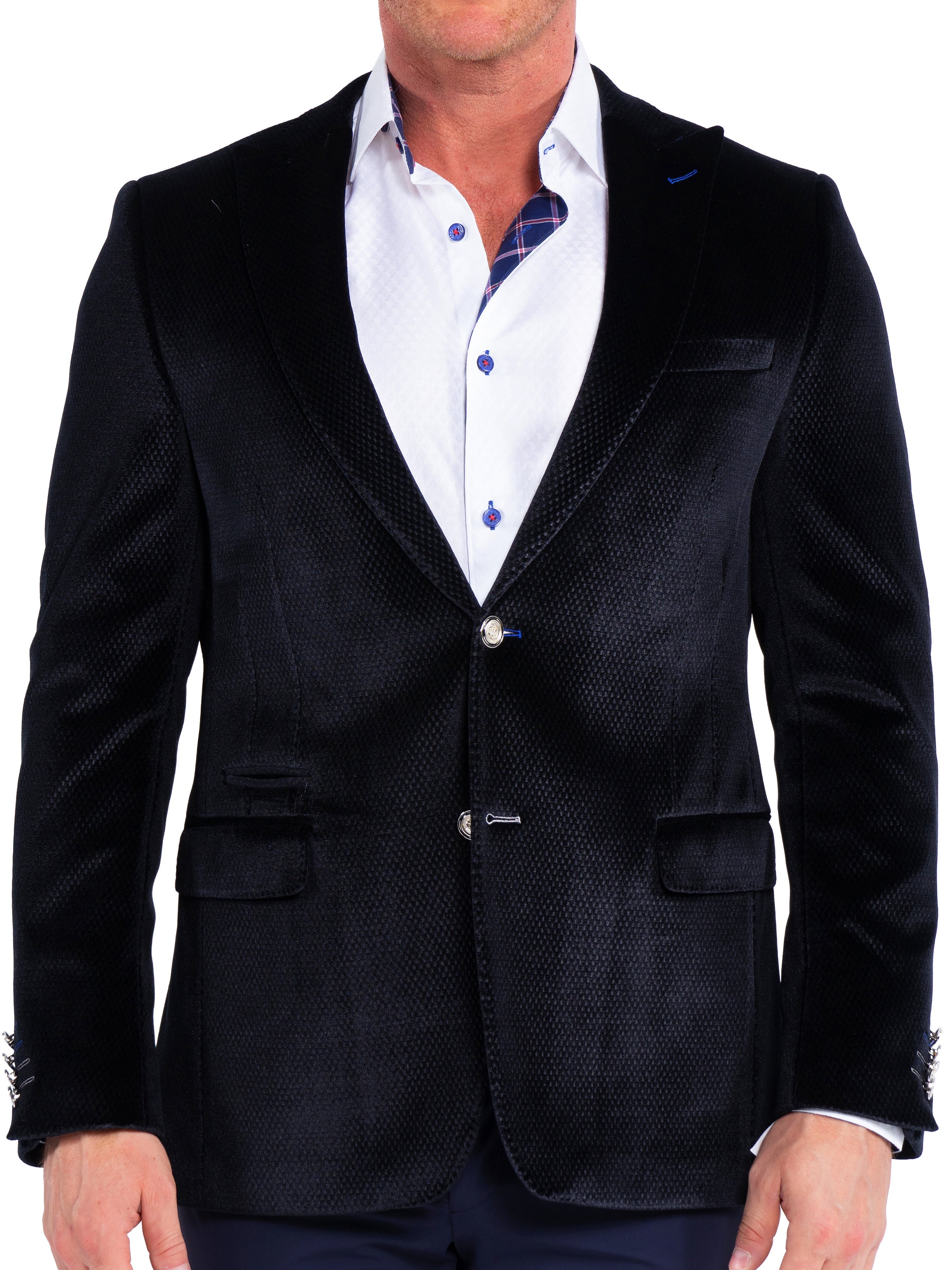 Blazer Bethoven VelvetSquare Black