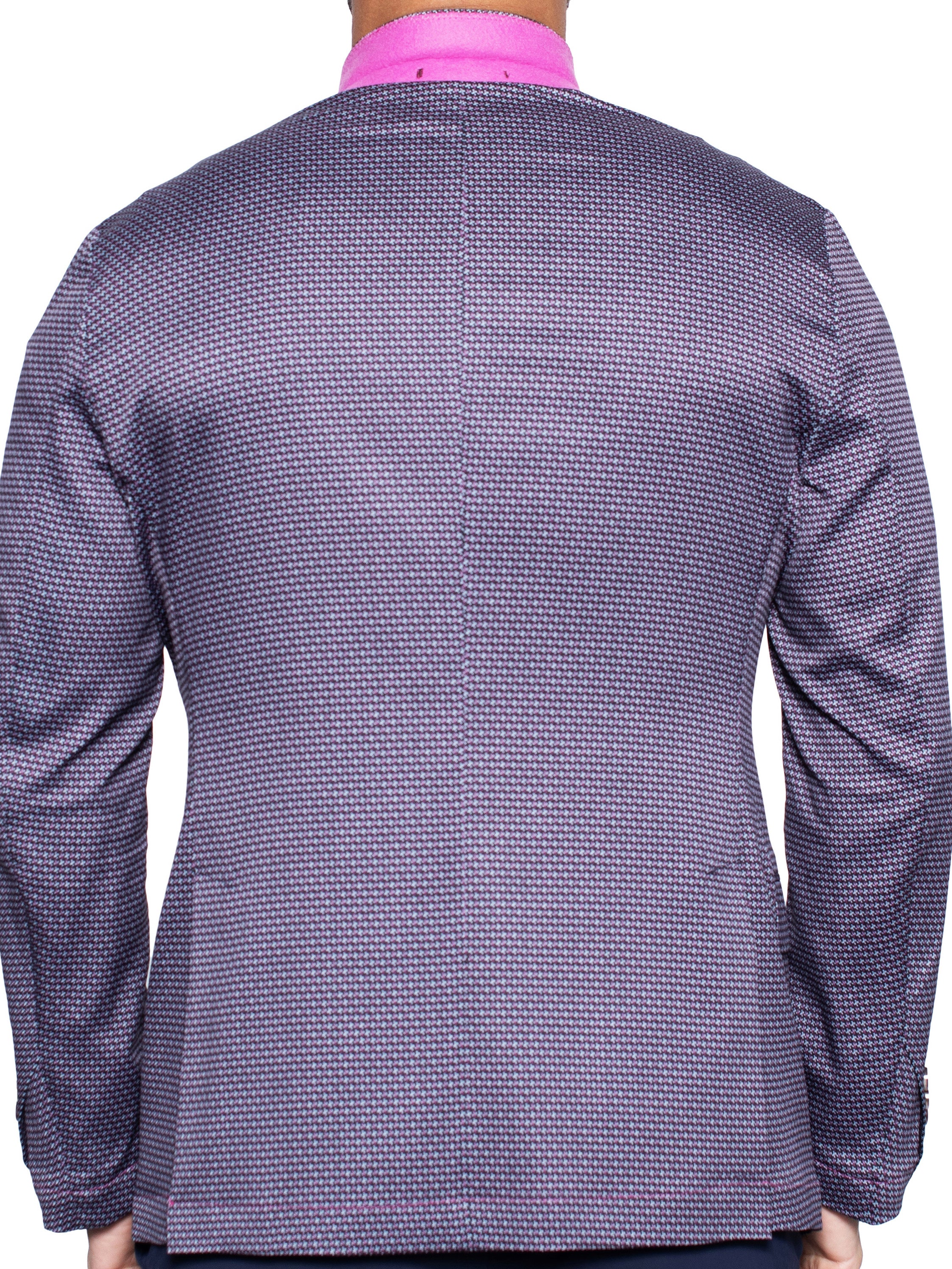 Blazer Unconstructed Flower Blue