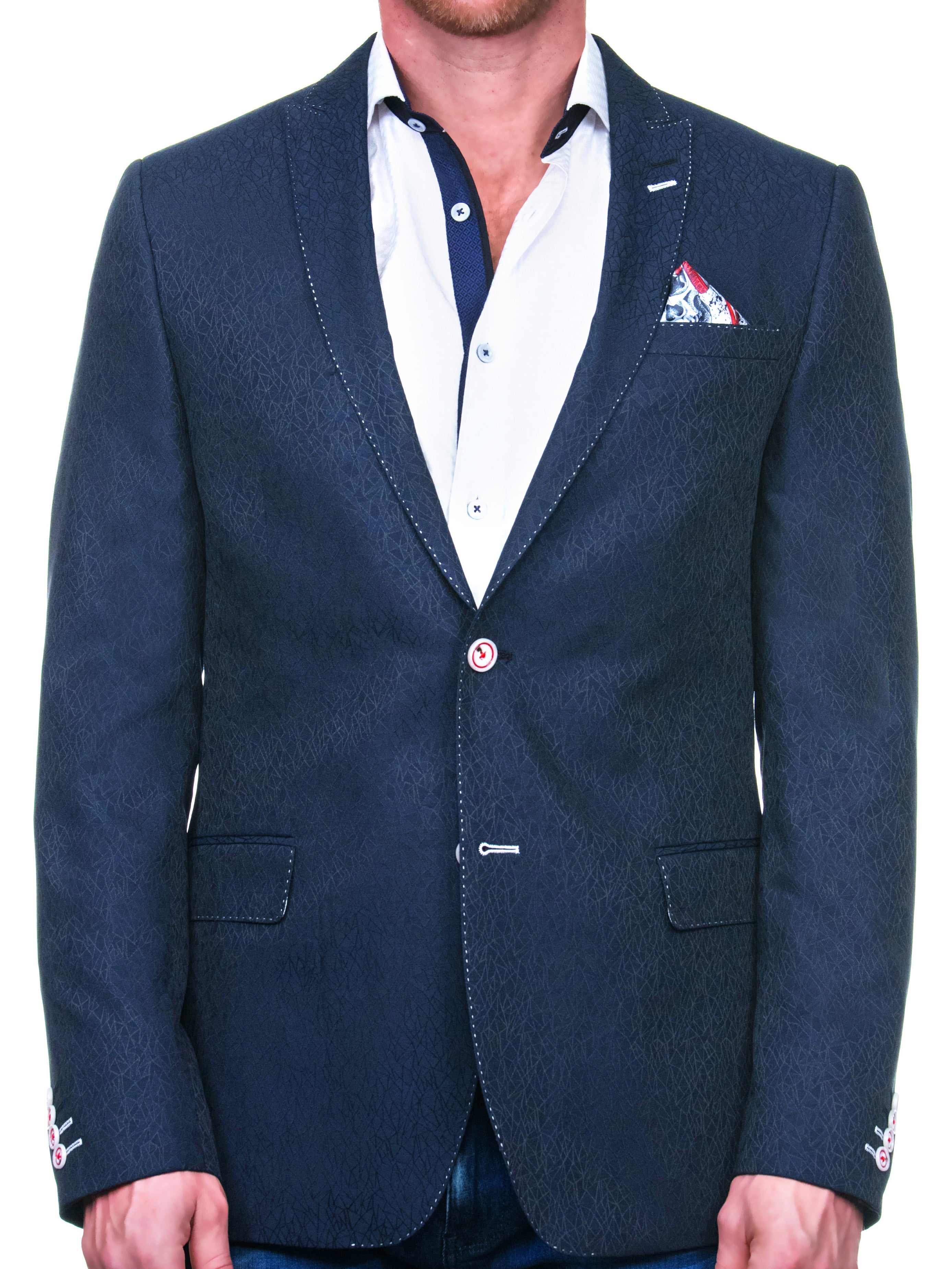 Blazer Descartes GeometricBlue Blue