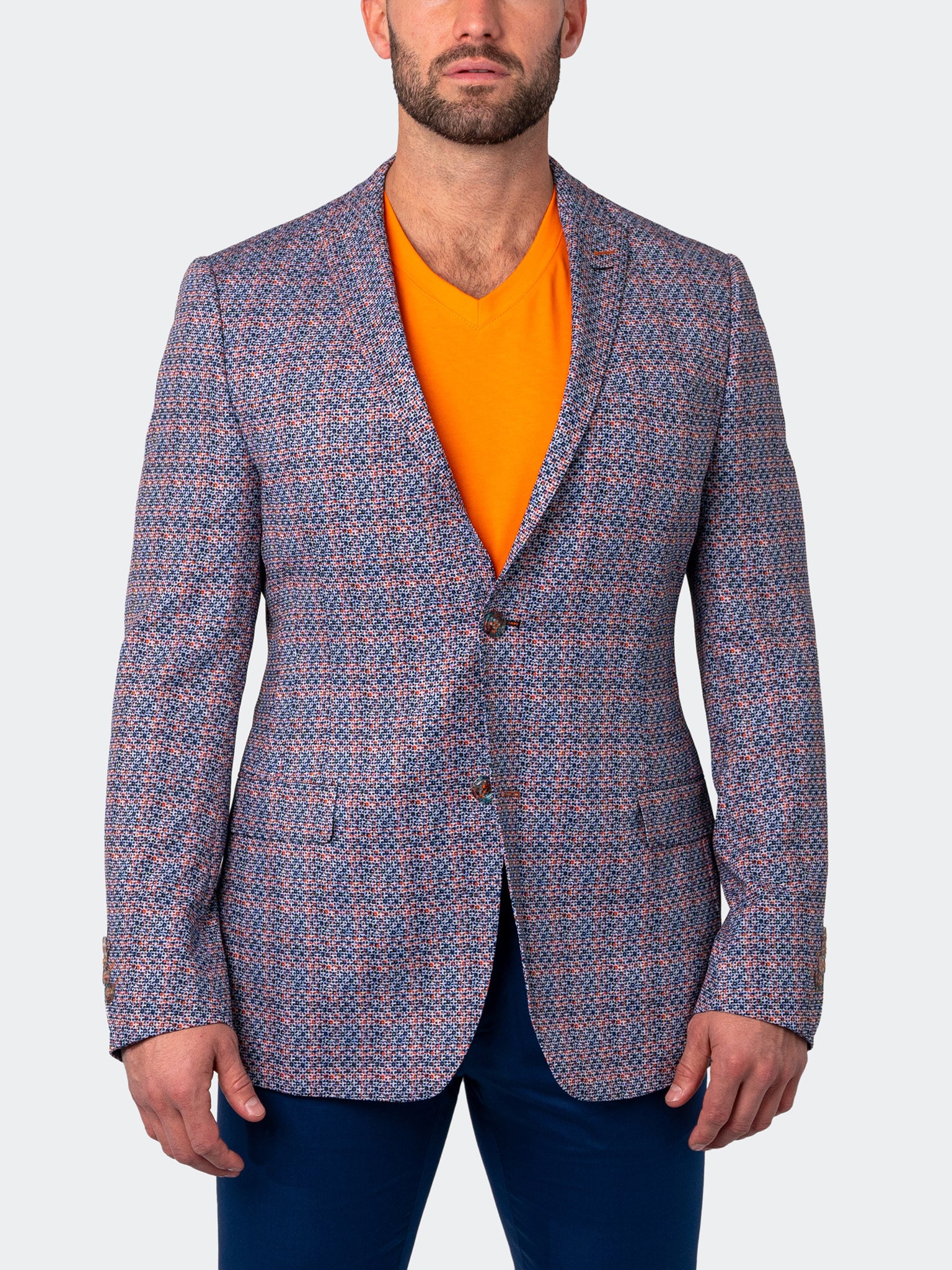 Blazer Unconstructed Descartes Micro Orange