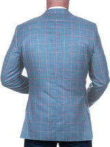 Blazer Descartes Plaidred Black View-4