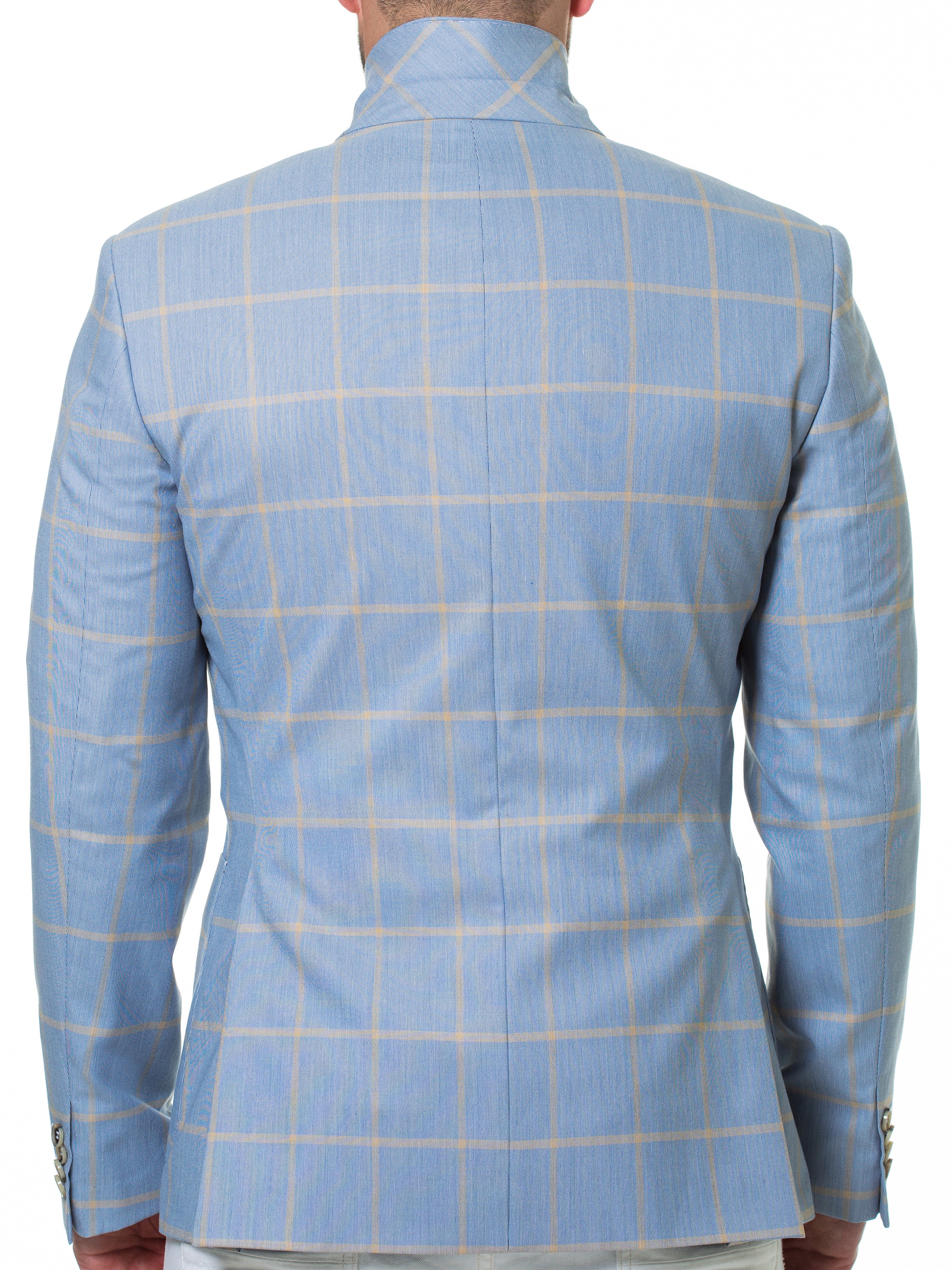 Blazer Socrate Check Light Blue