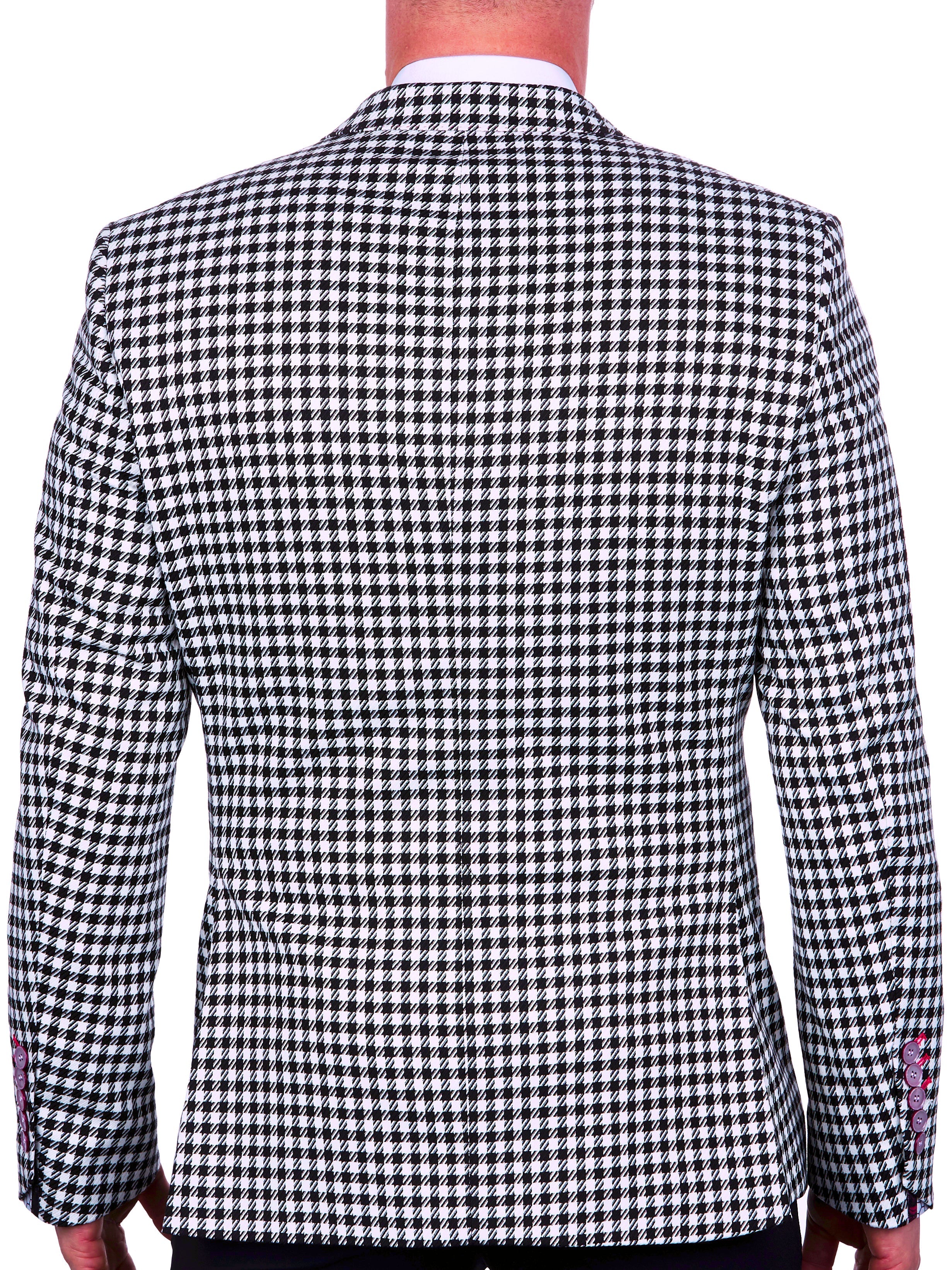 Perm Socrate Chess White Blazer