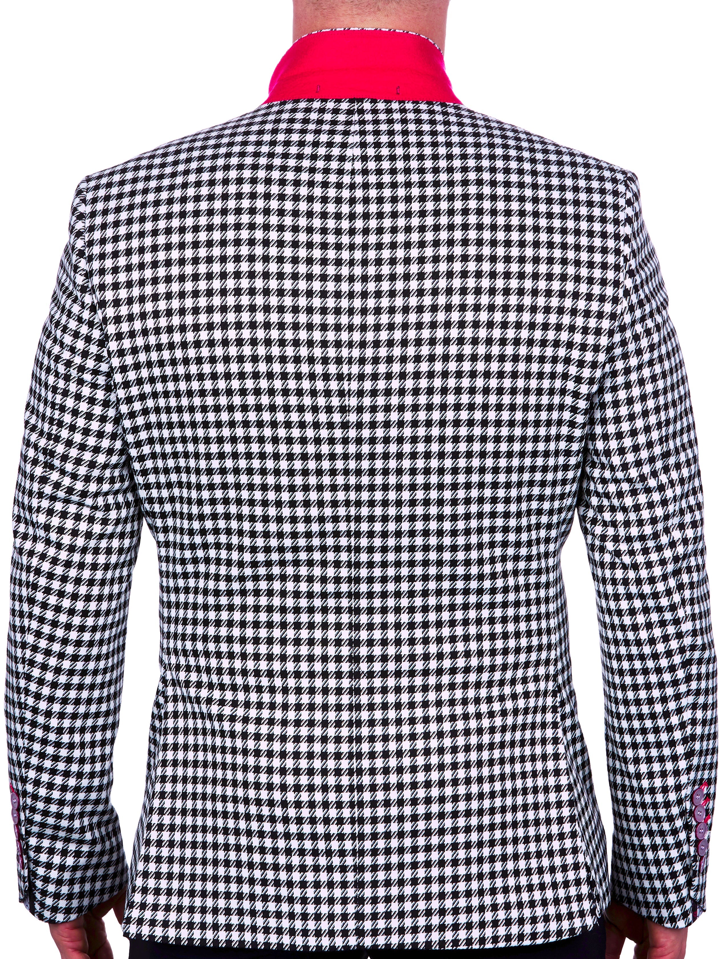 Perm Socrate Chess White Blazer