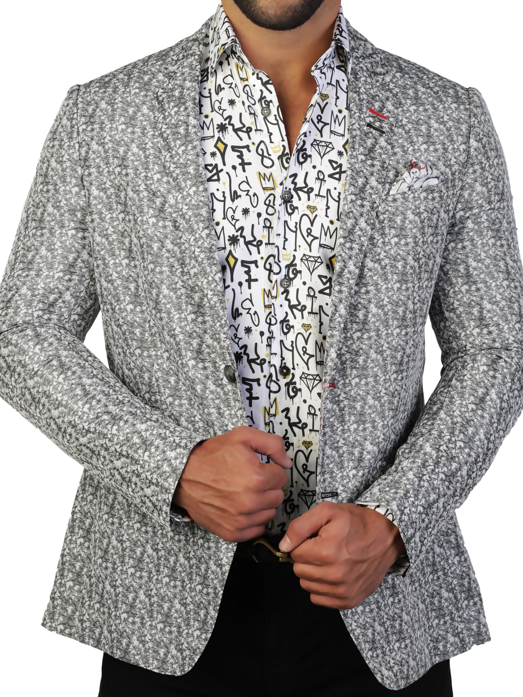 Blazer Socrate Chocolate Milk White
