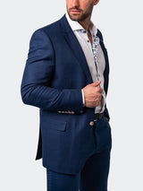 Blazer Socrate Diamond Row Blue View-5