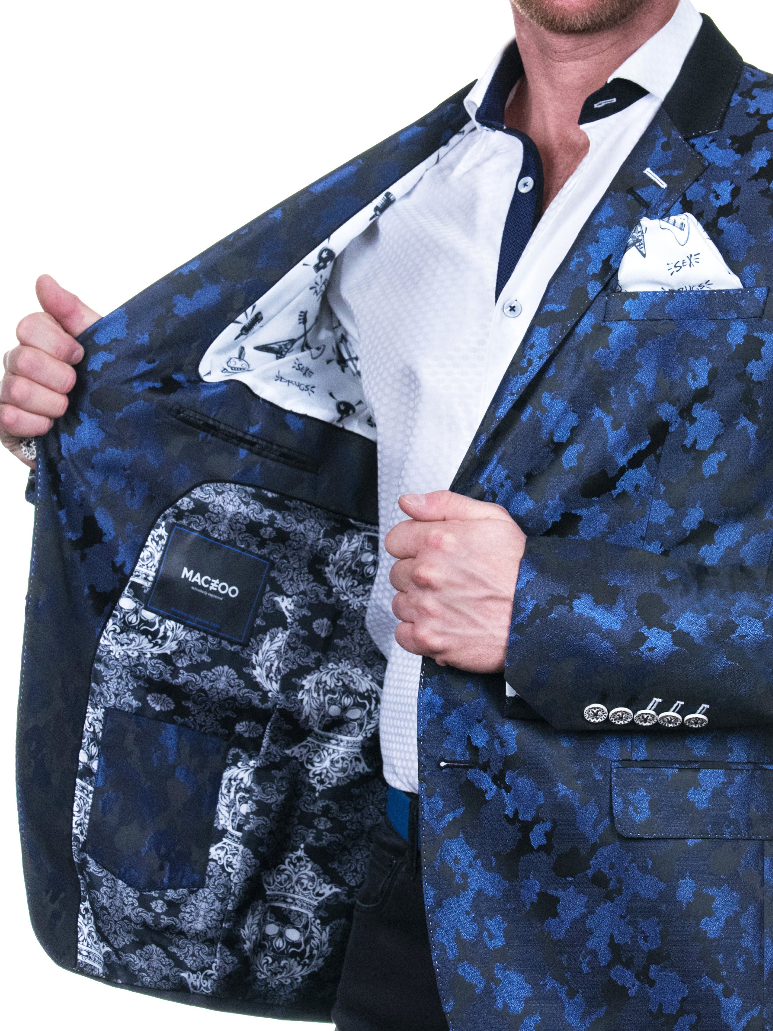 Blazer Socrate Evo ShinnyCamoBlue Blue