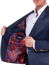 Blazer Socrate Evo Vines Blue View-5