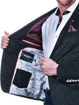 Blazer Socrate FlowerBlack Black View-5