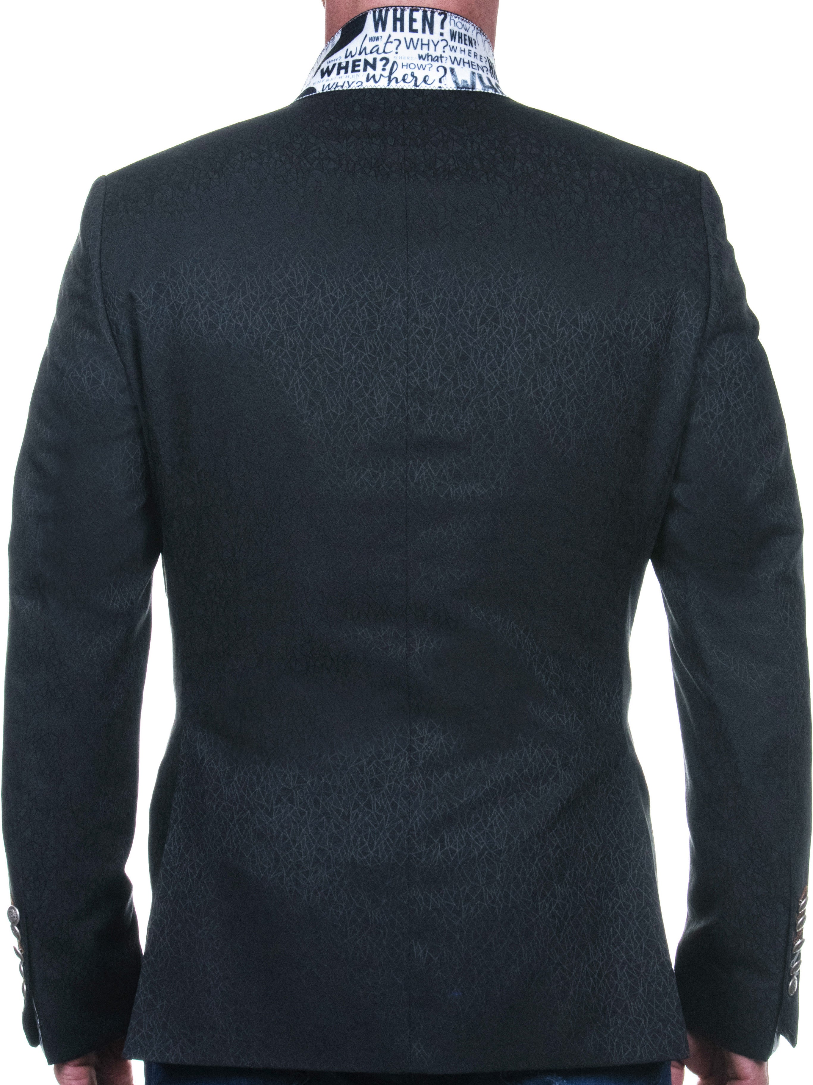 Blazer Socrate GeometricBlack Black