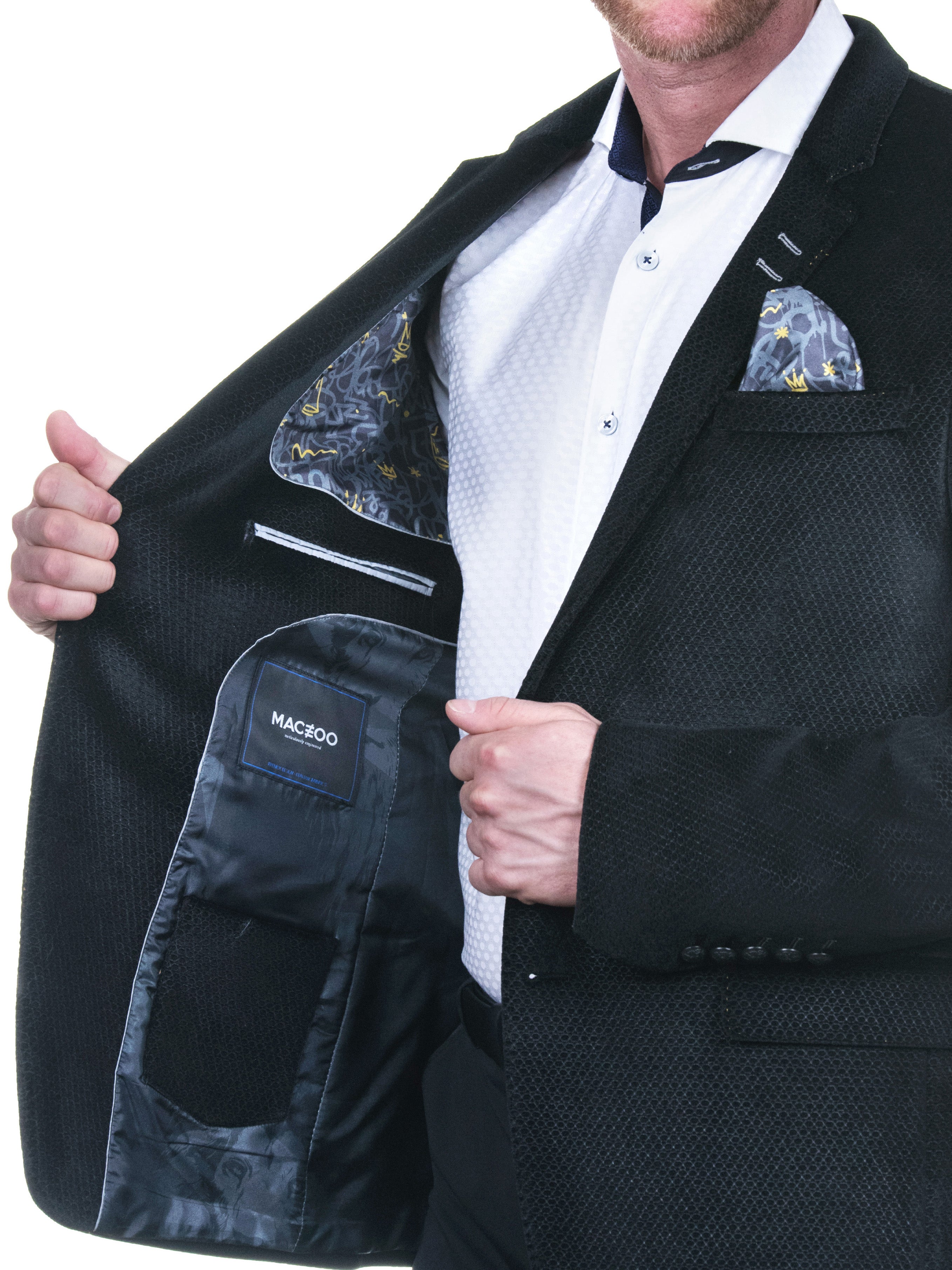 Blazer Socrate HexagonBlack Black