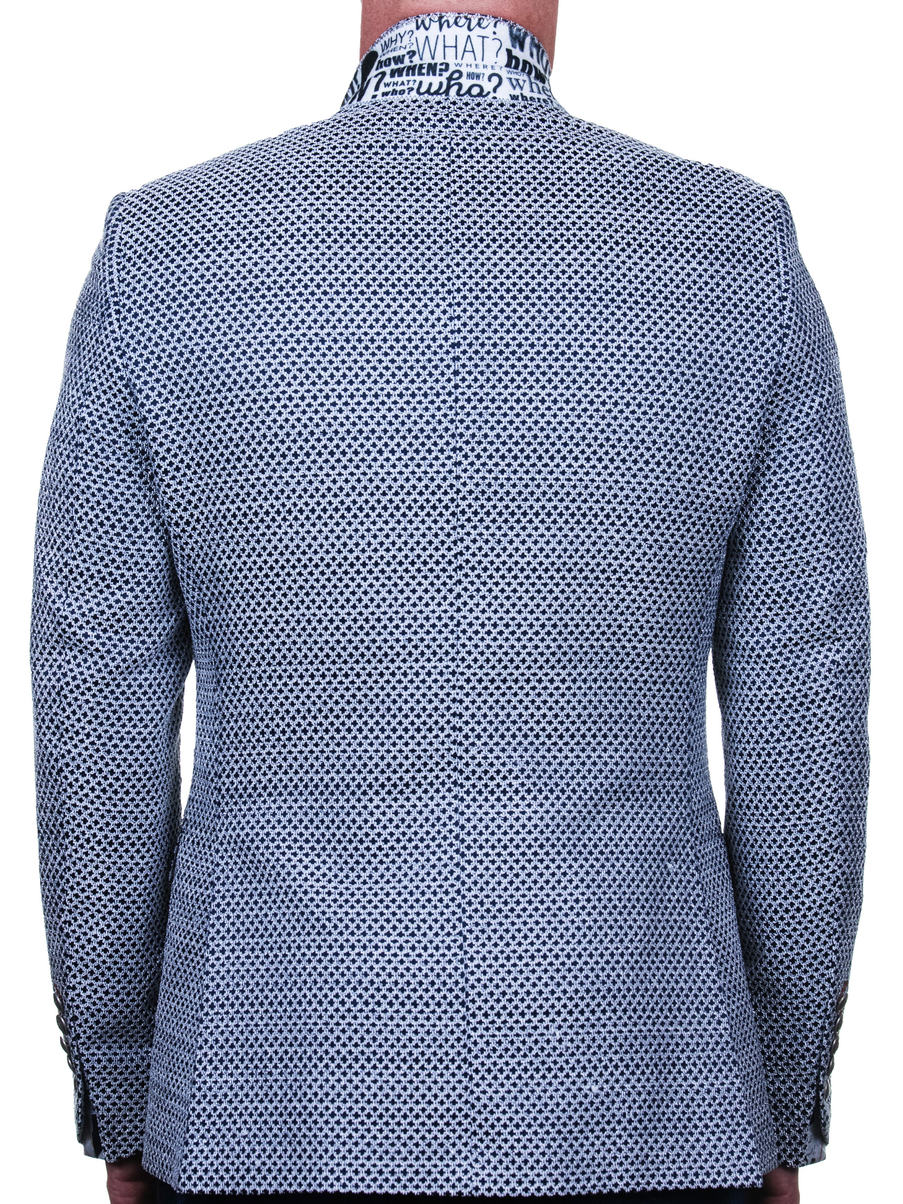 Blazer Socrate MultiCircleWhite Blue