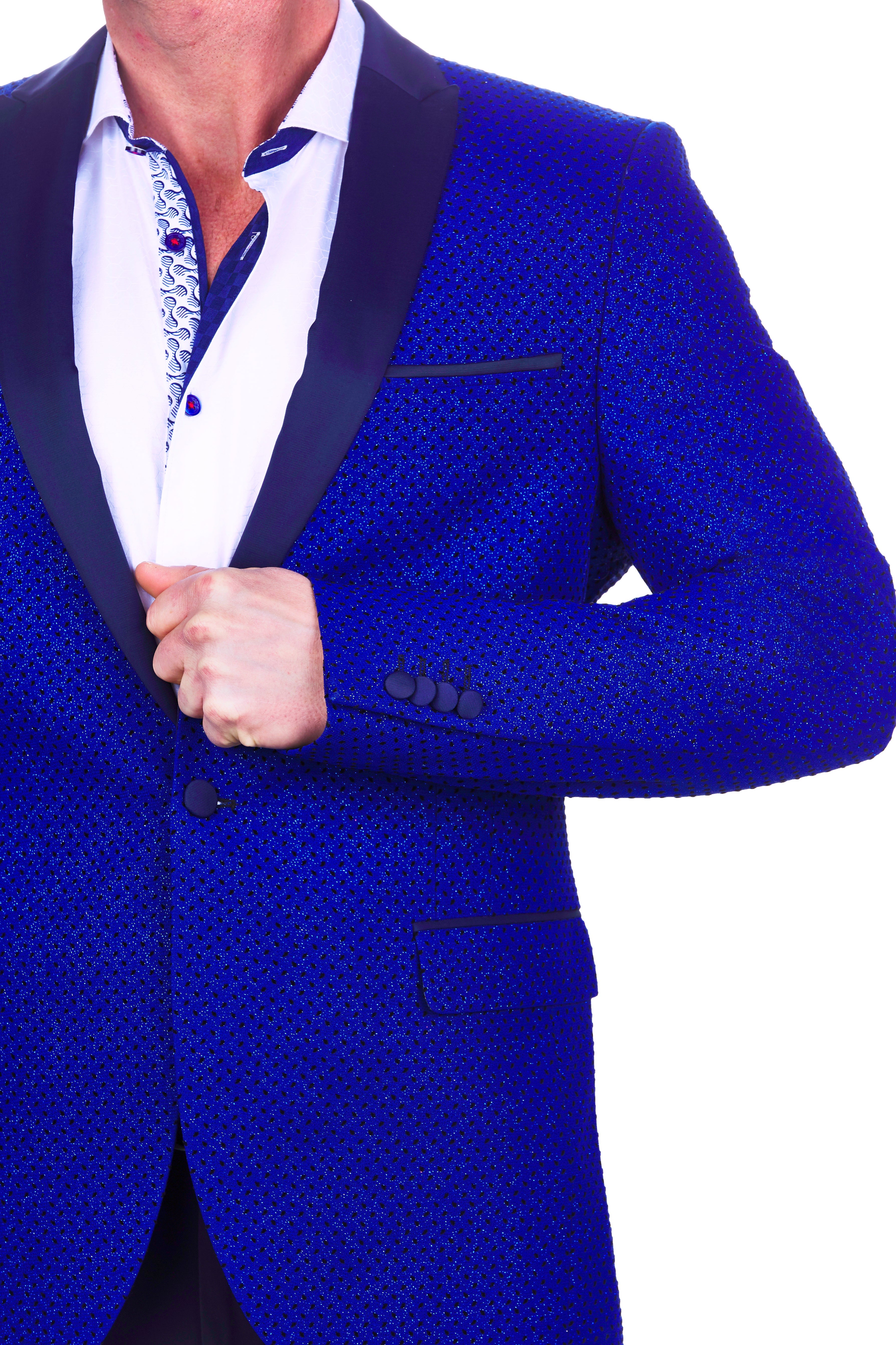 Blazer Tesla Flock dot Blue