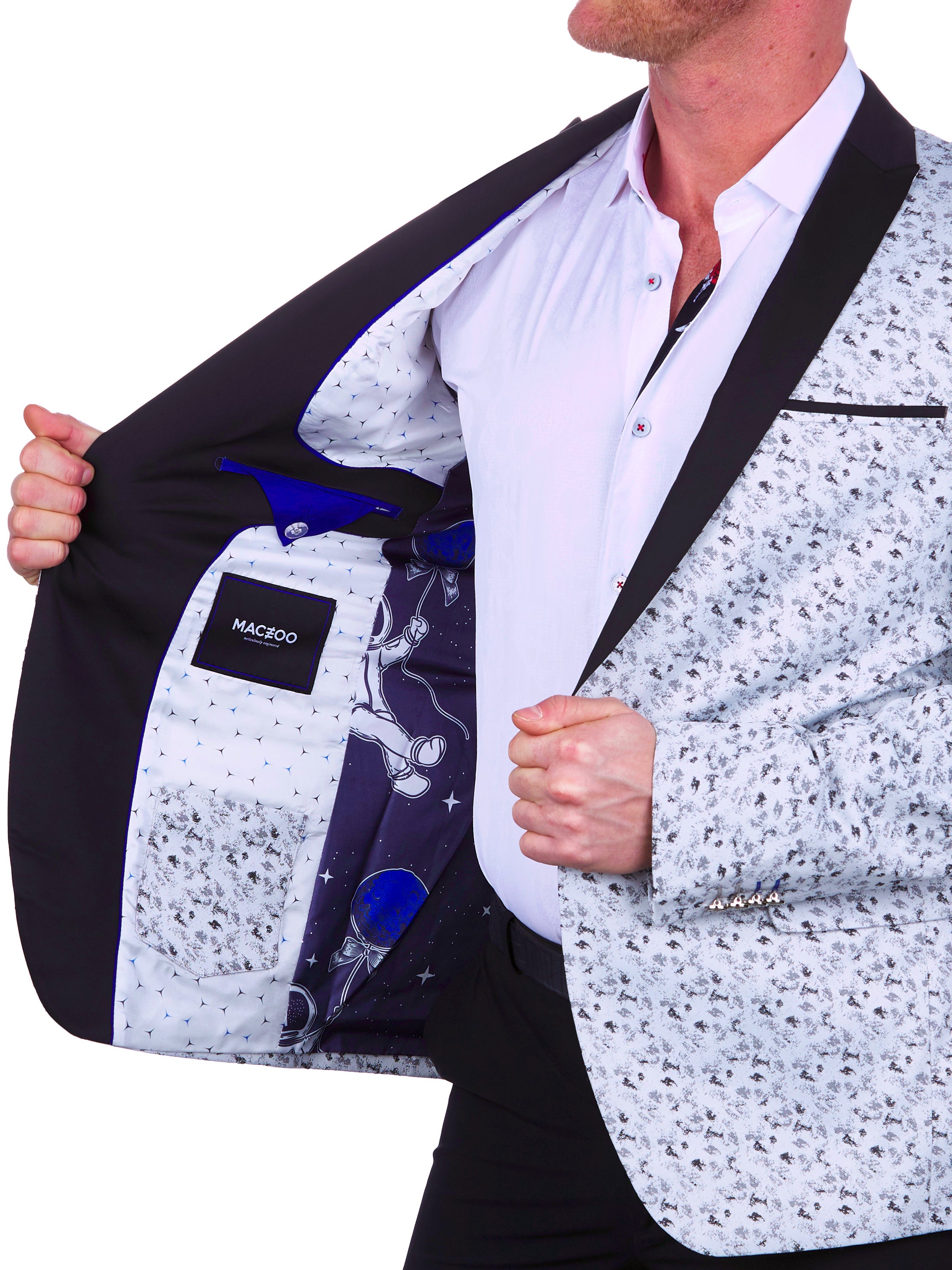 Blazer Tesla Splatter White