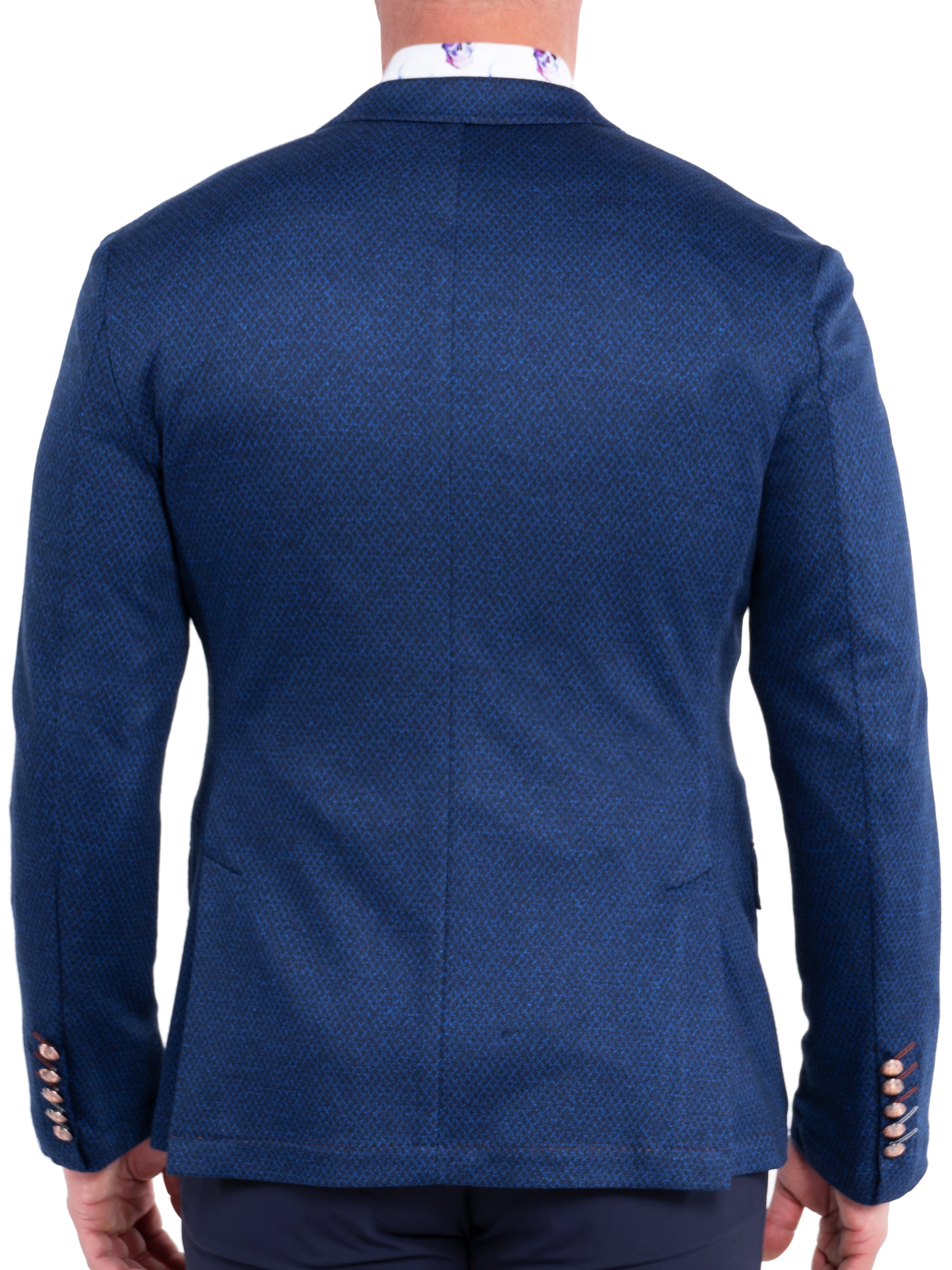 Blazer Unconstructed DiamondStretch Blue