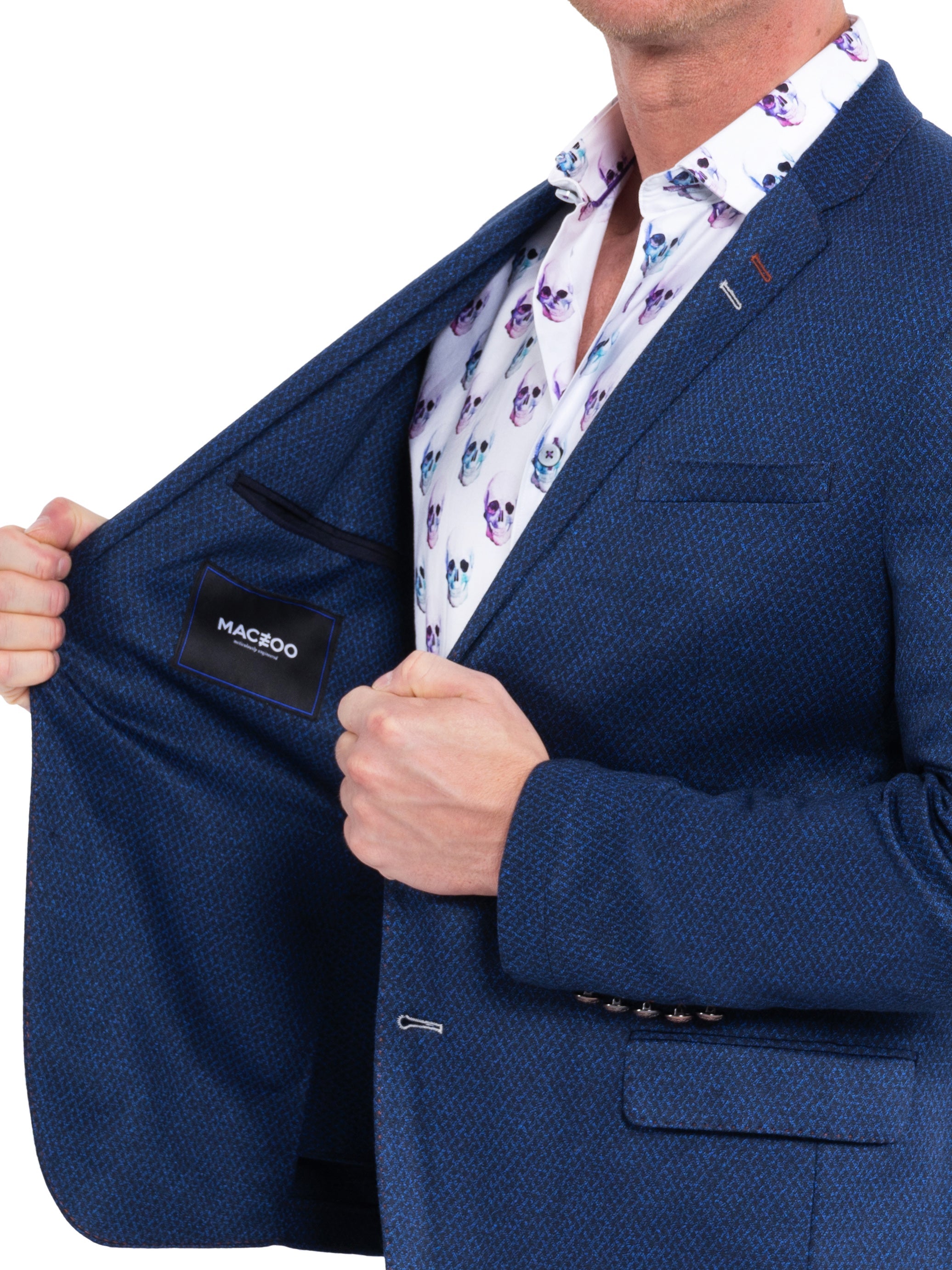 Blazer Unconstructed DiamondStretch Blue