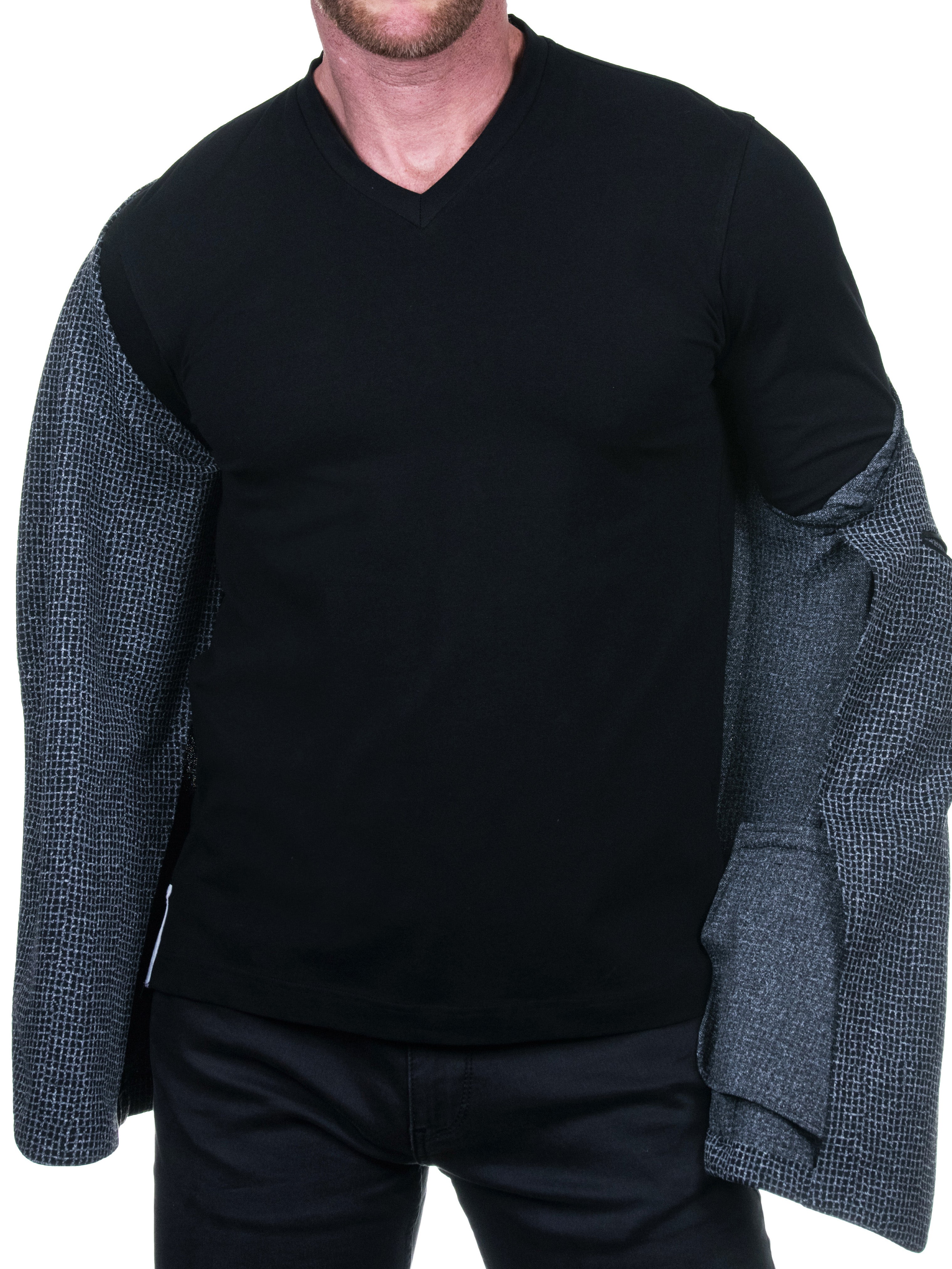 Blazer Unconstructed Check Grey