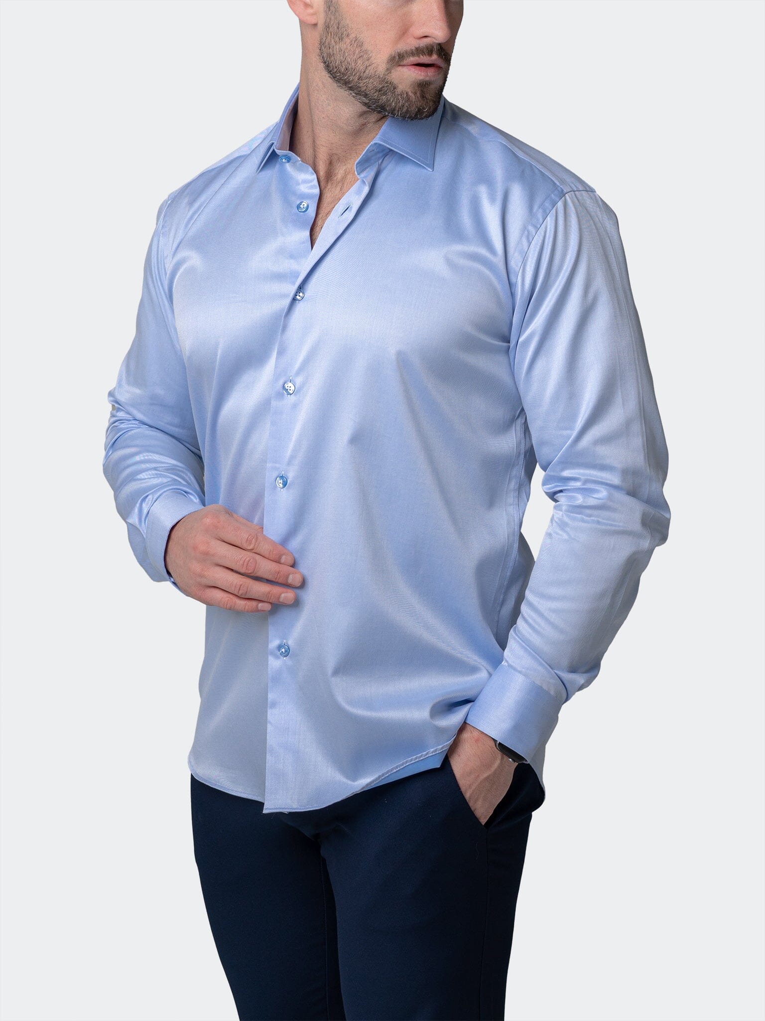Classic Modern Blue Shirt