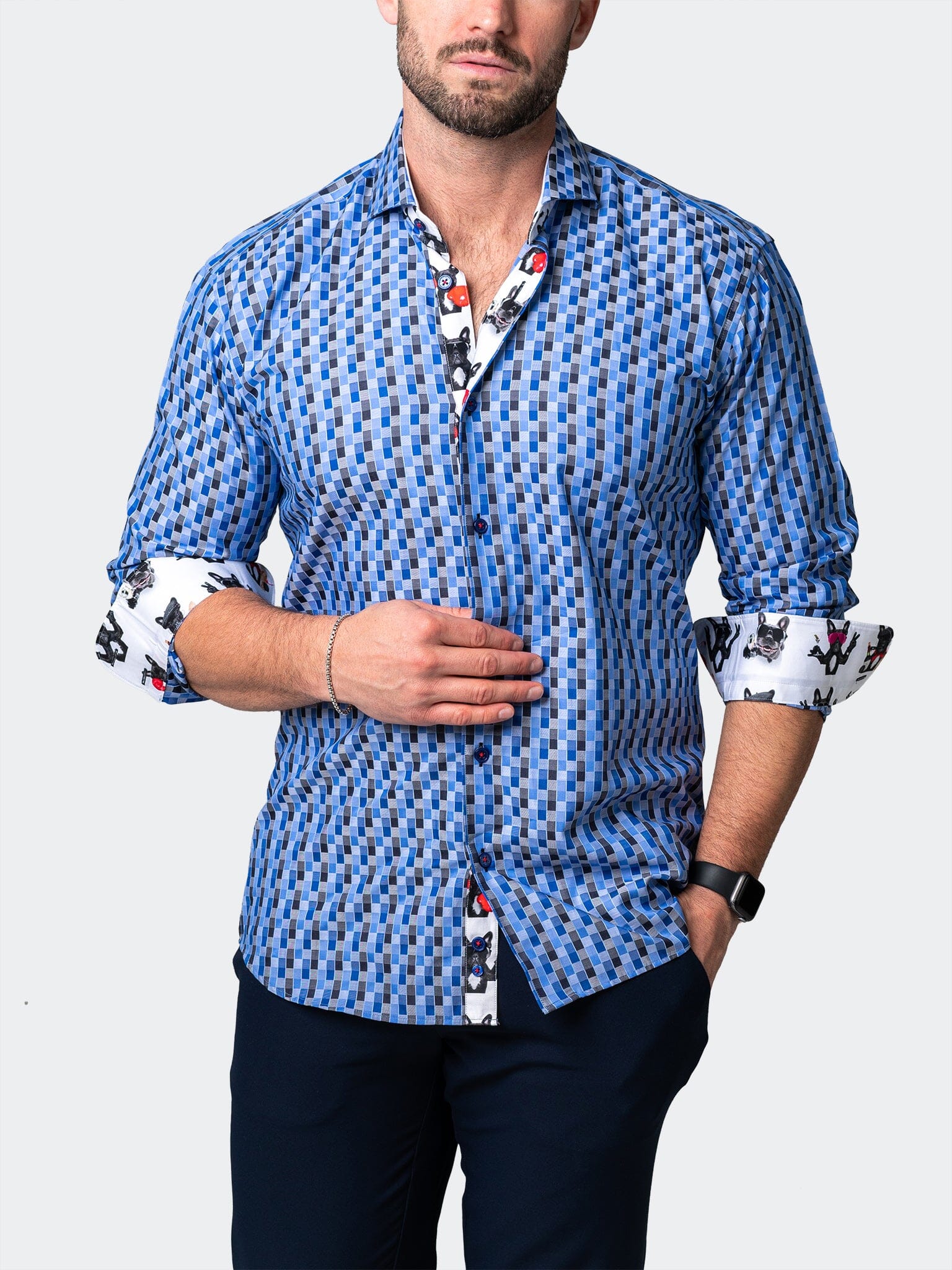 Eins Burn Blue Shirt