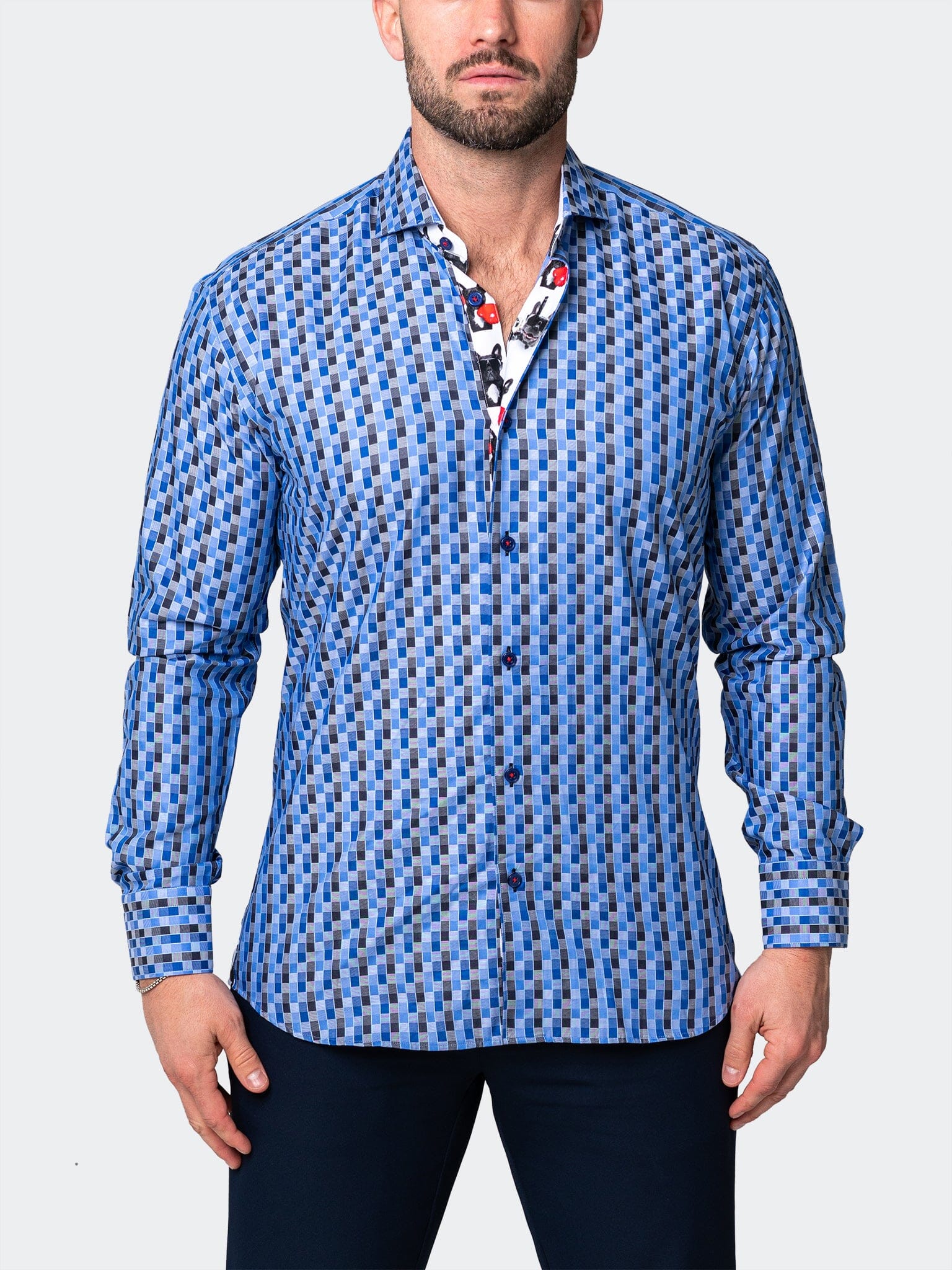 Eins Burn Blue Shirt