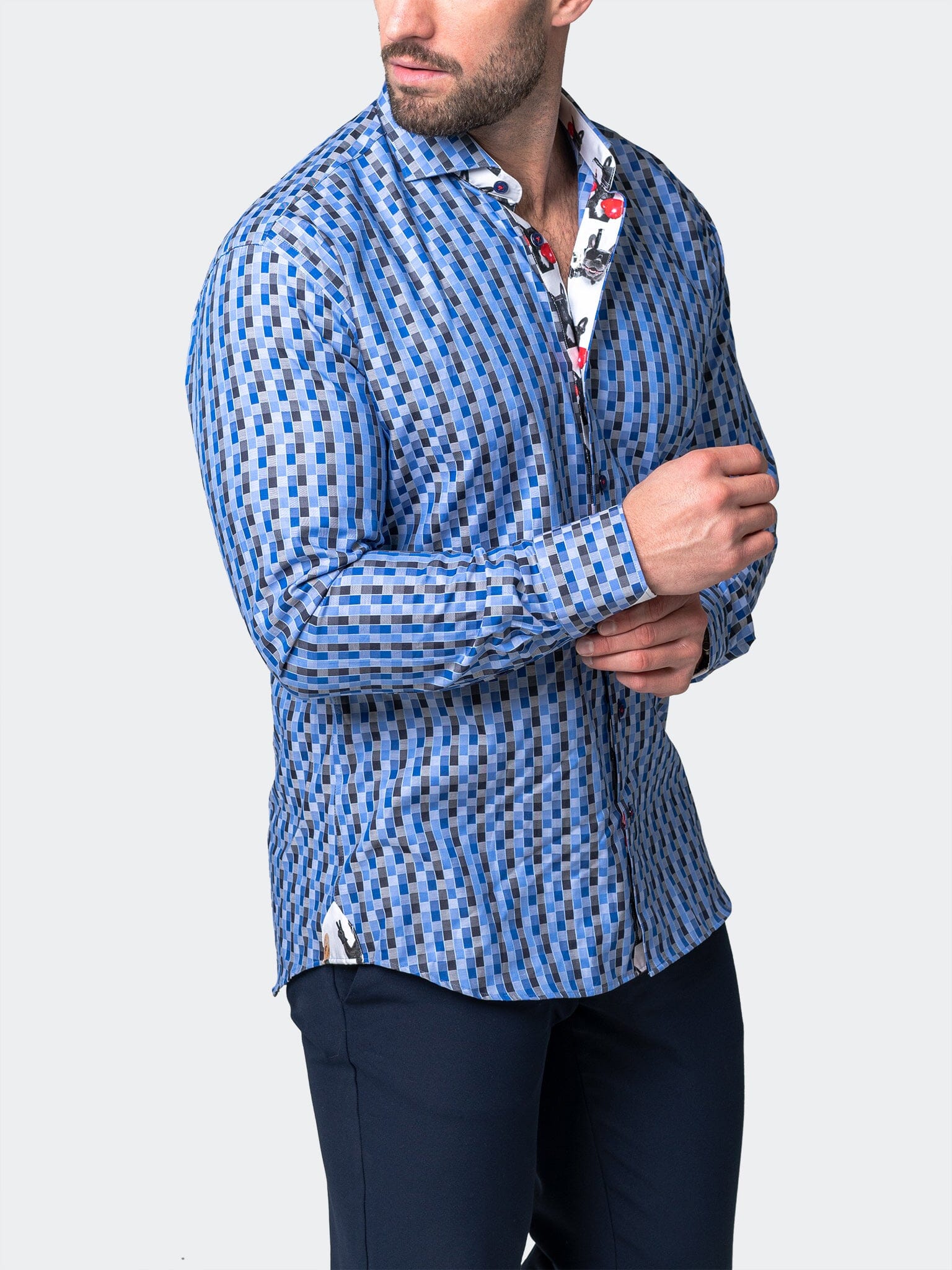 Eins Burn Blue Shirt