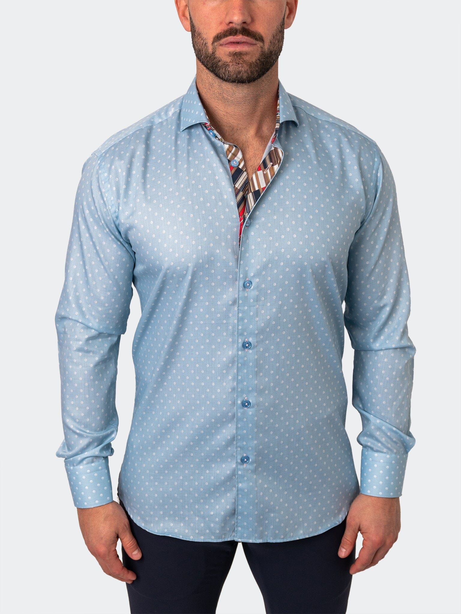 Eins Comet Blue Dot Shirt