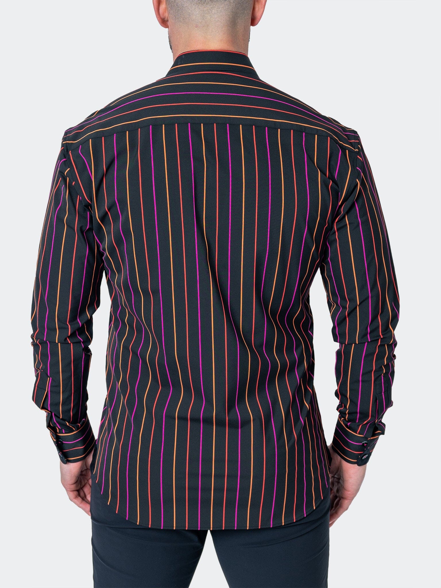 Eins StretchNeonStripe Grey