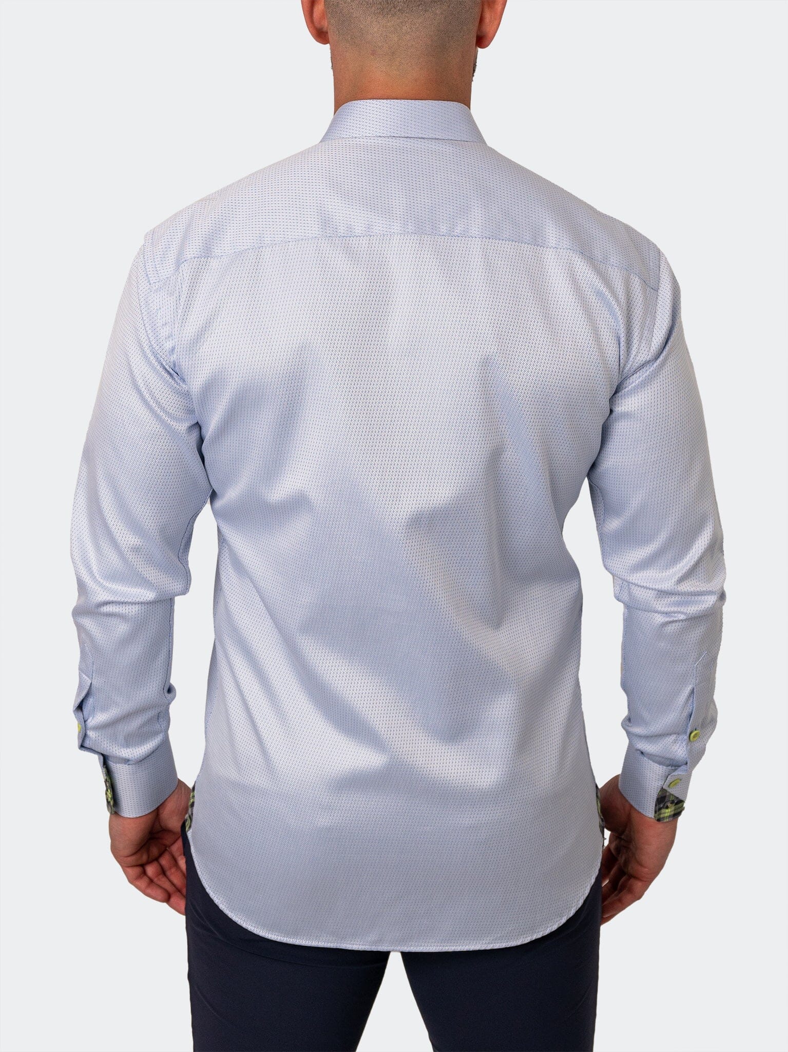 Eins Repeated Blue Shirt