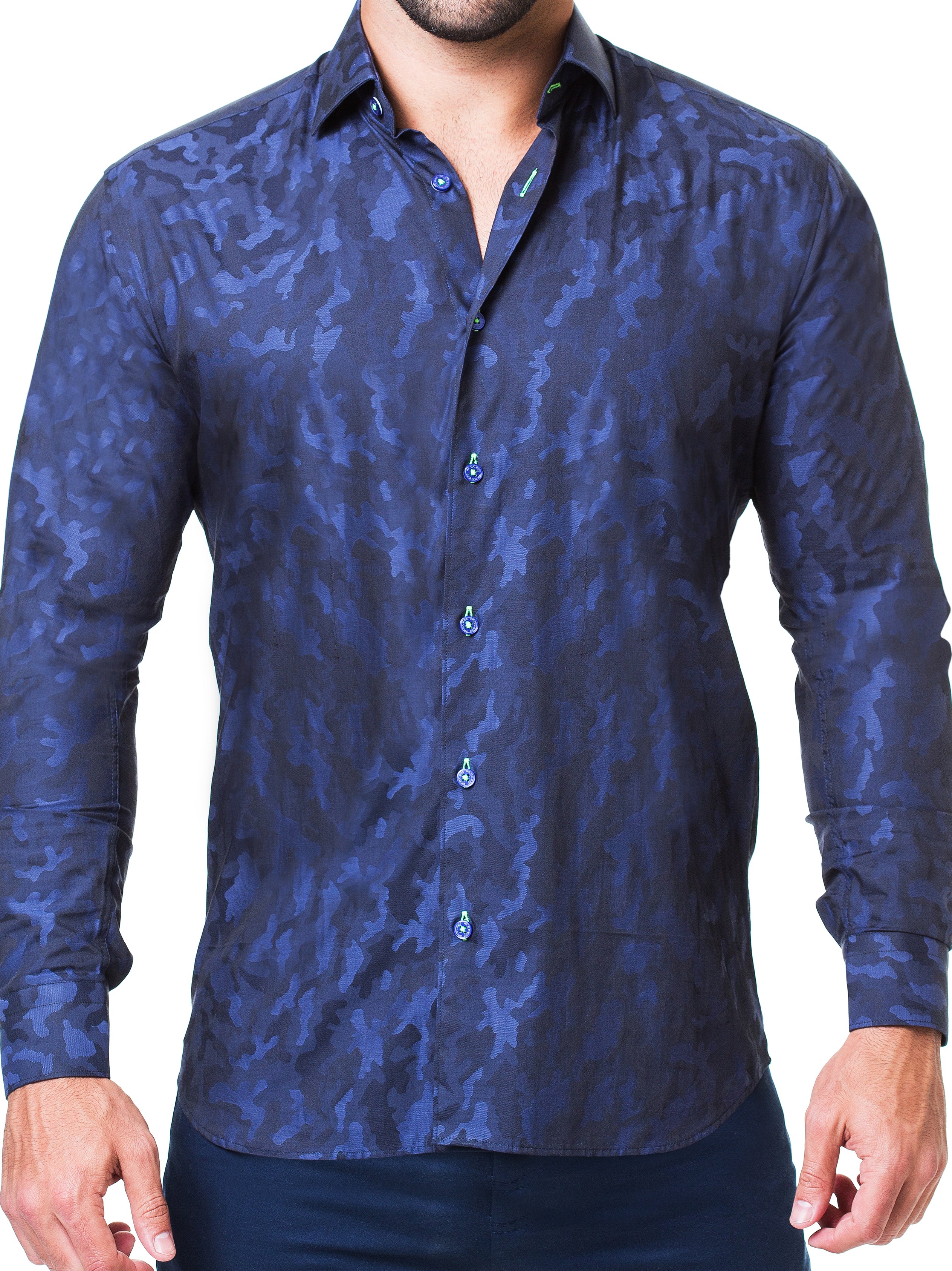 Eins Camouflage Blue