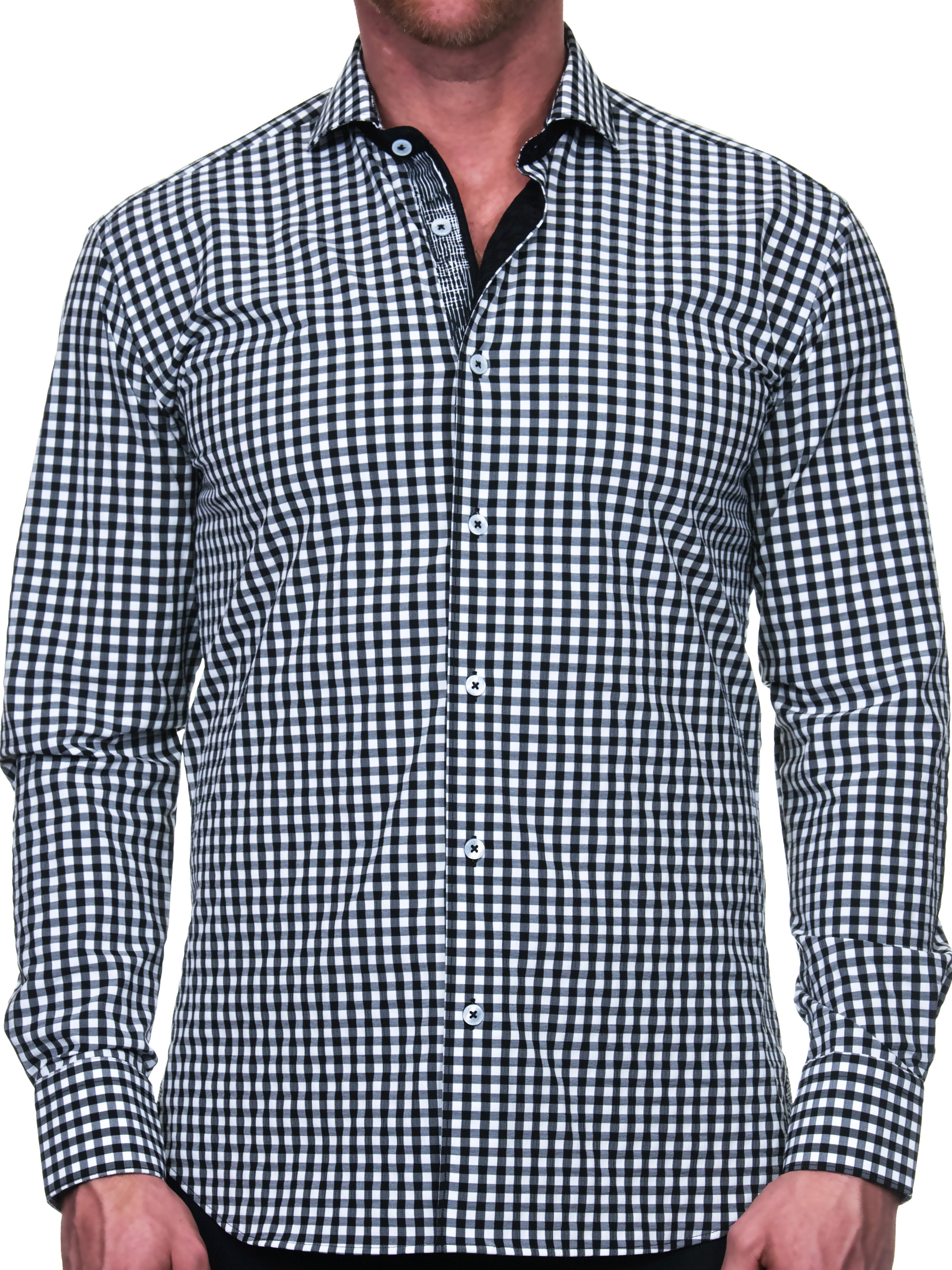 Eins CheckSmall Black Black