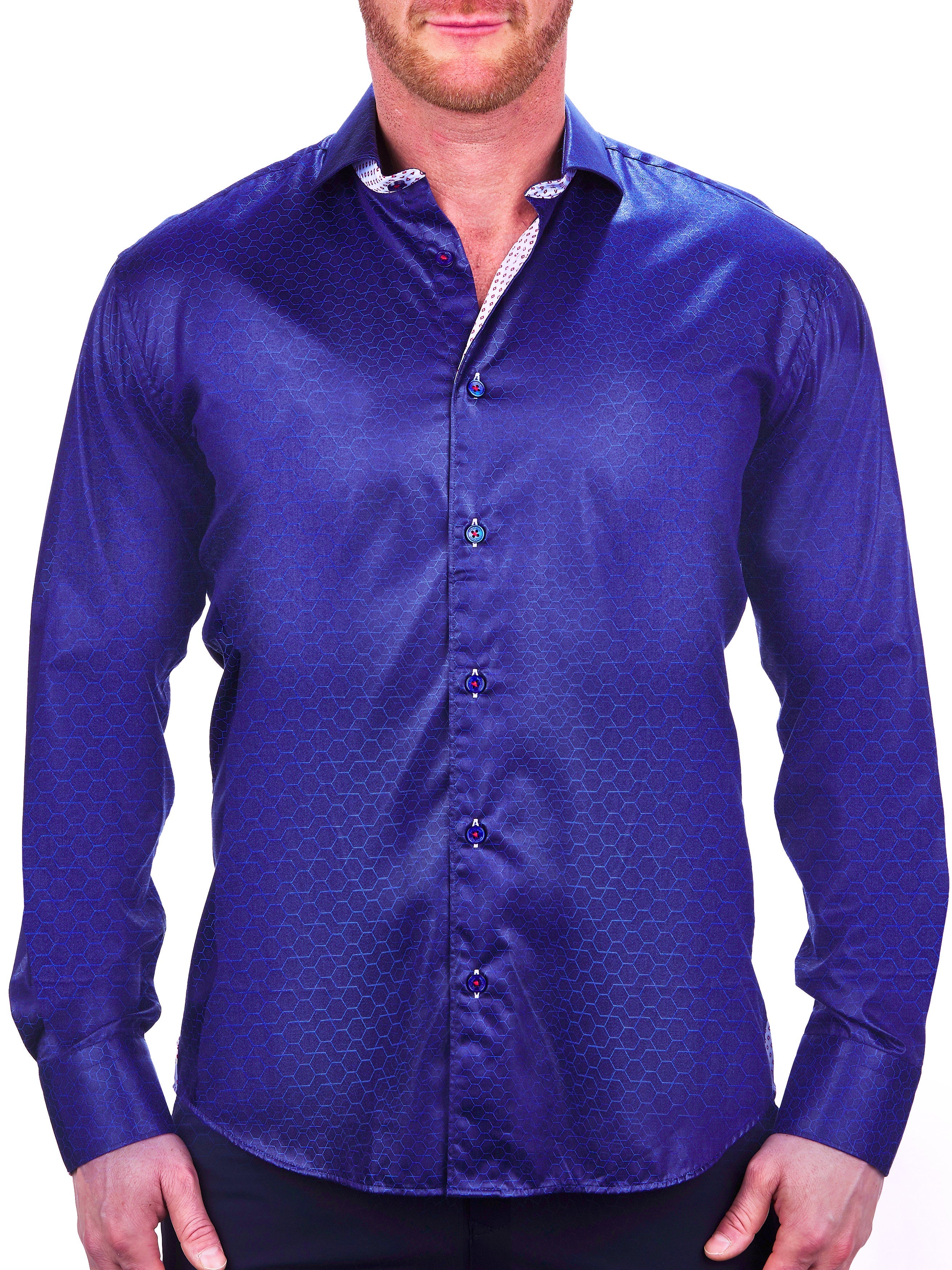 Eins Hexagon Blue
