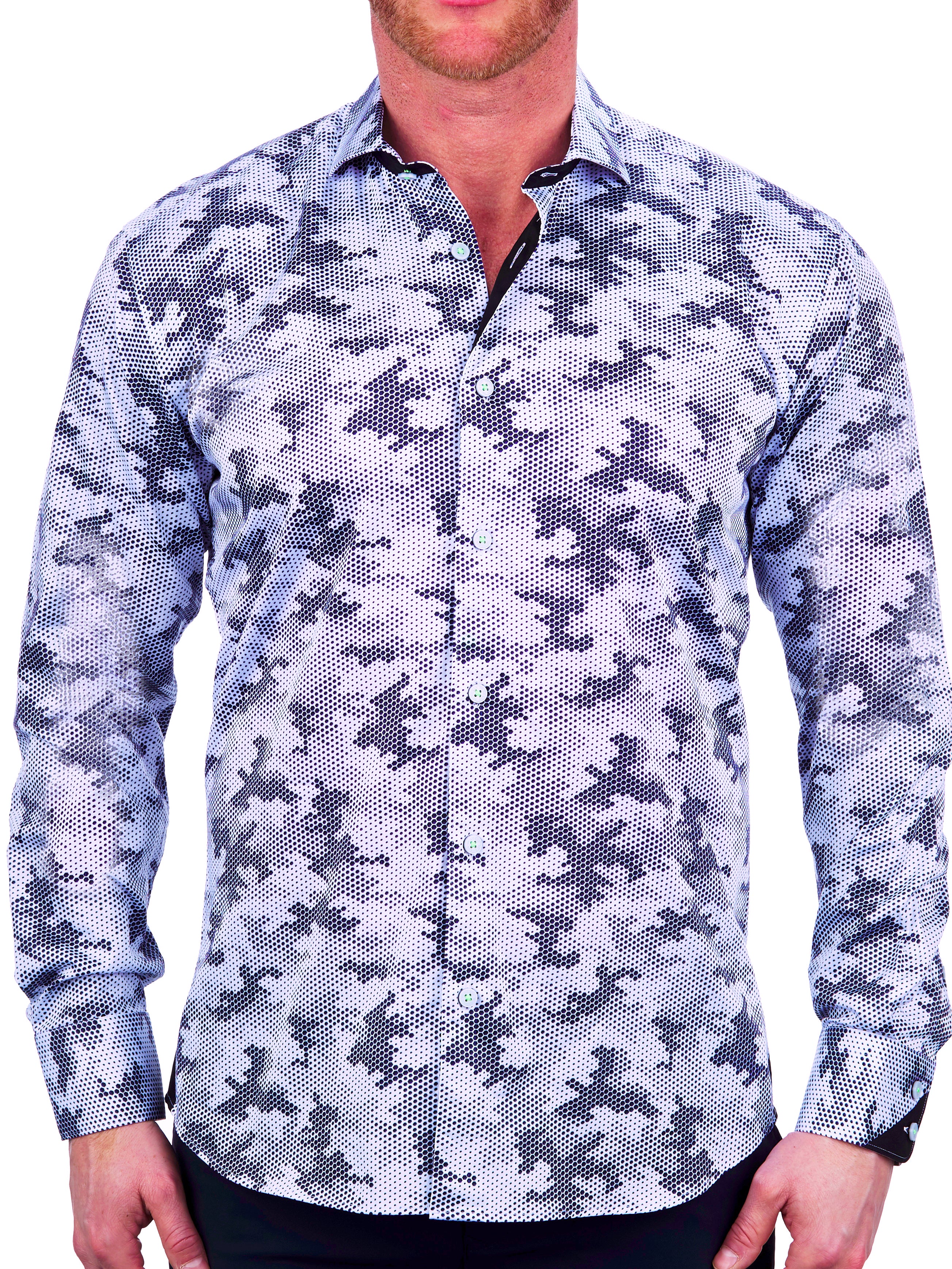 Eins Hexagon splash Blue
