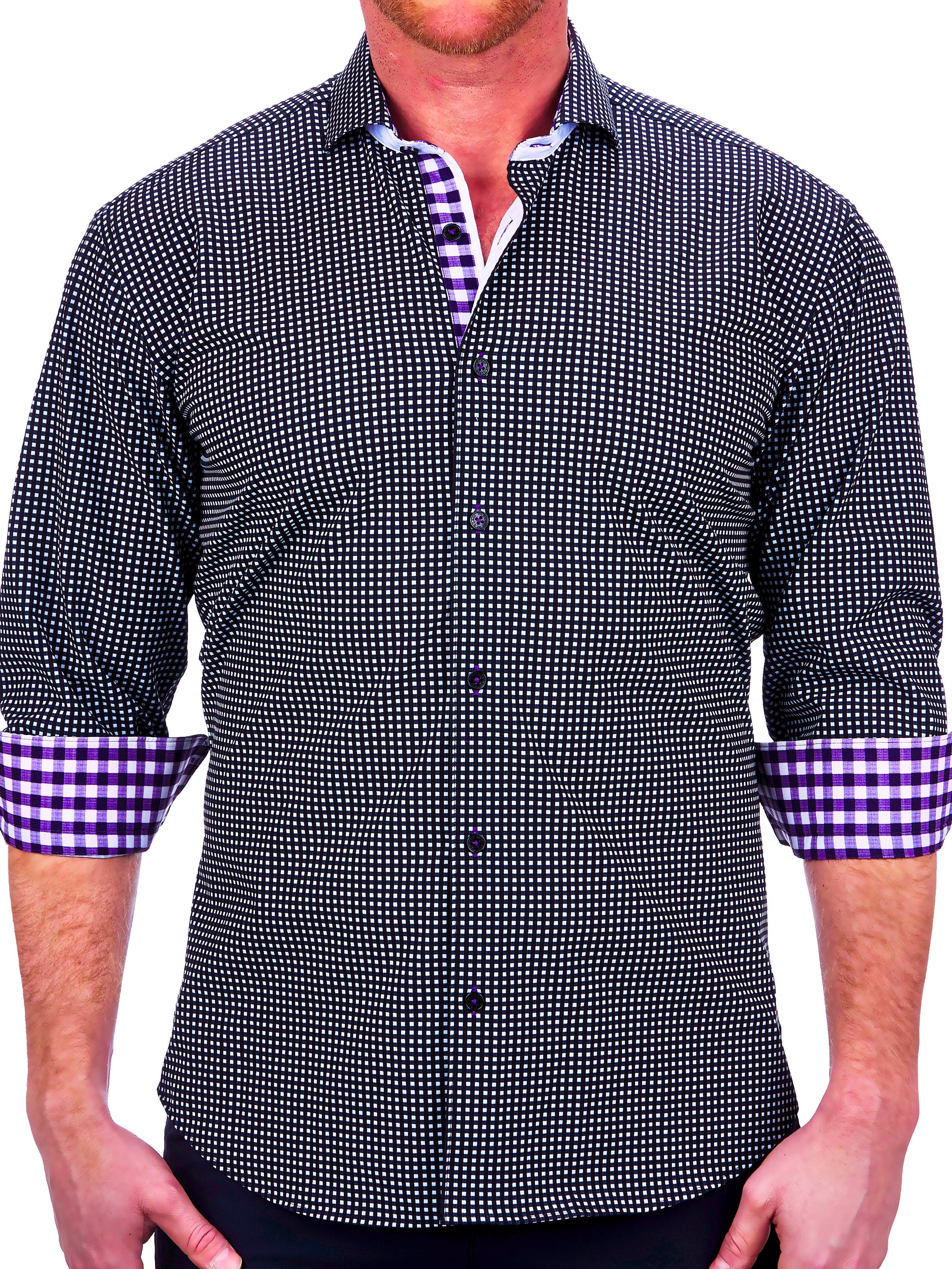 Eins Micro check Black