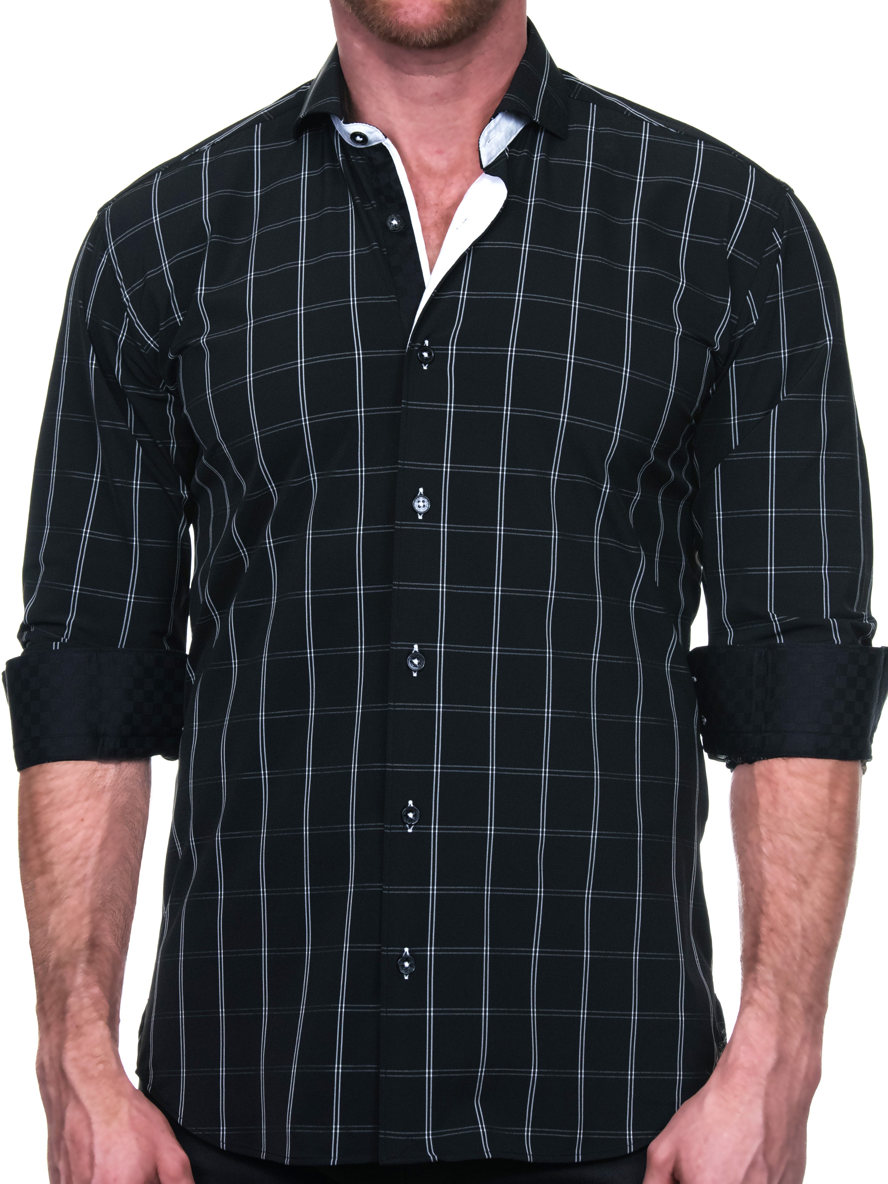 Eins PlaidLine Black