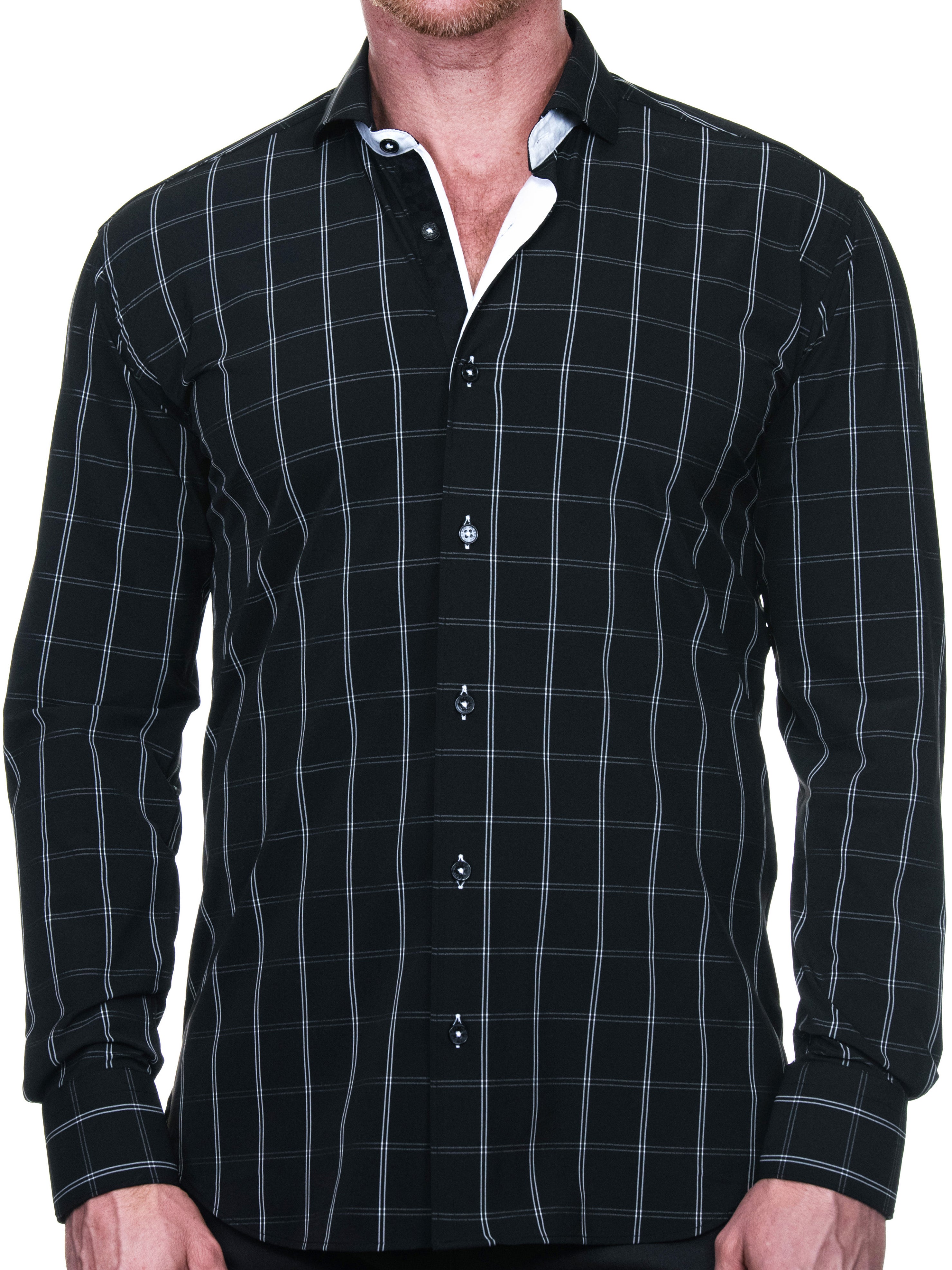 Eins PlaidLine Black