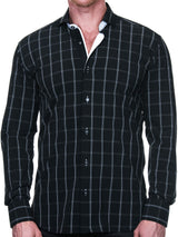 Eins PlaidLine Black View-4
