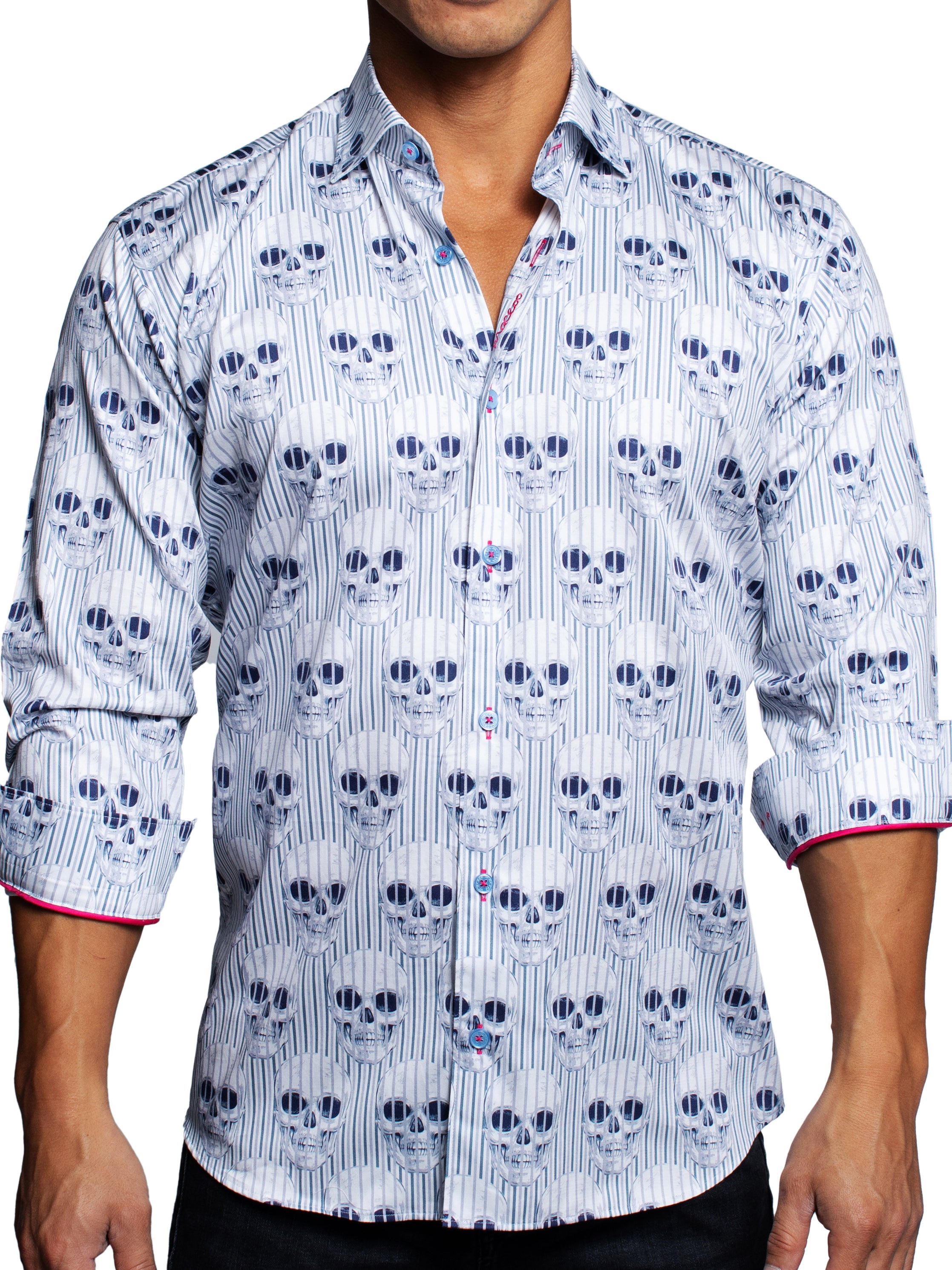 Fibonacci Skullstripe Blue