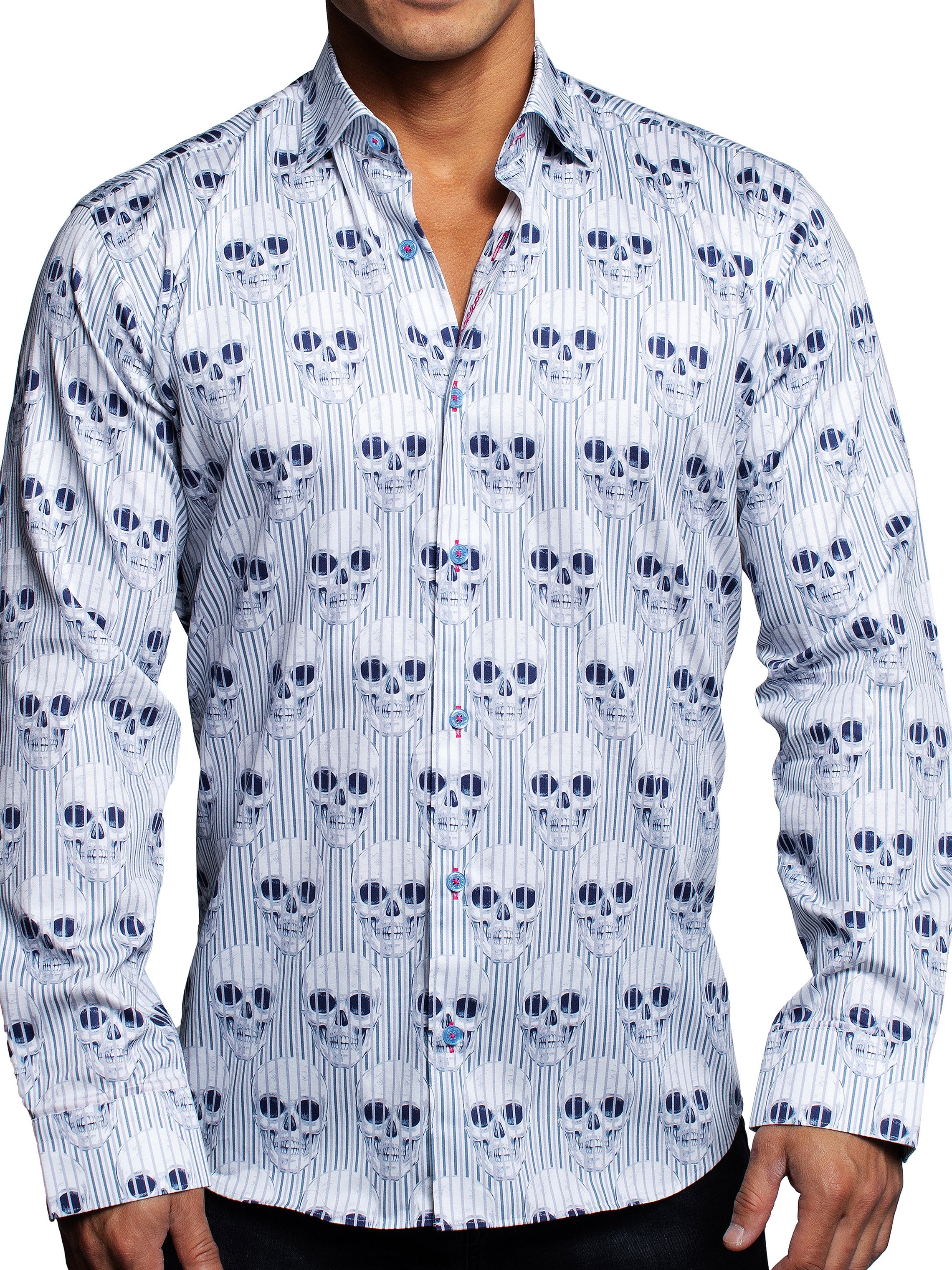 Fibonacci Skullstripe Blue