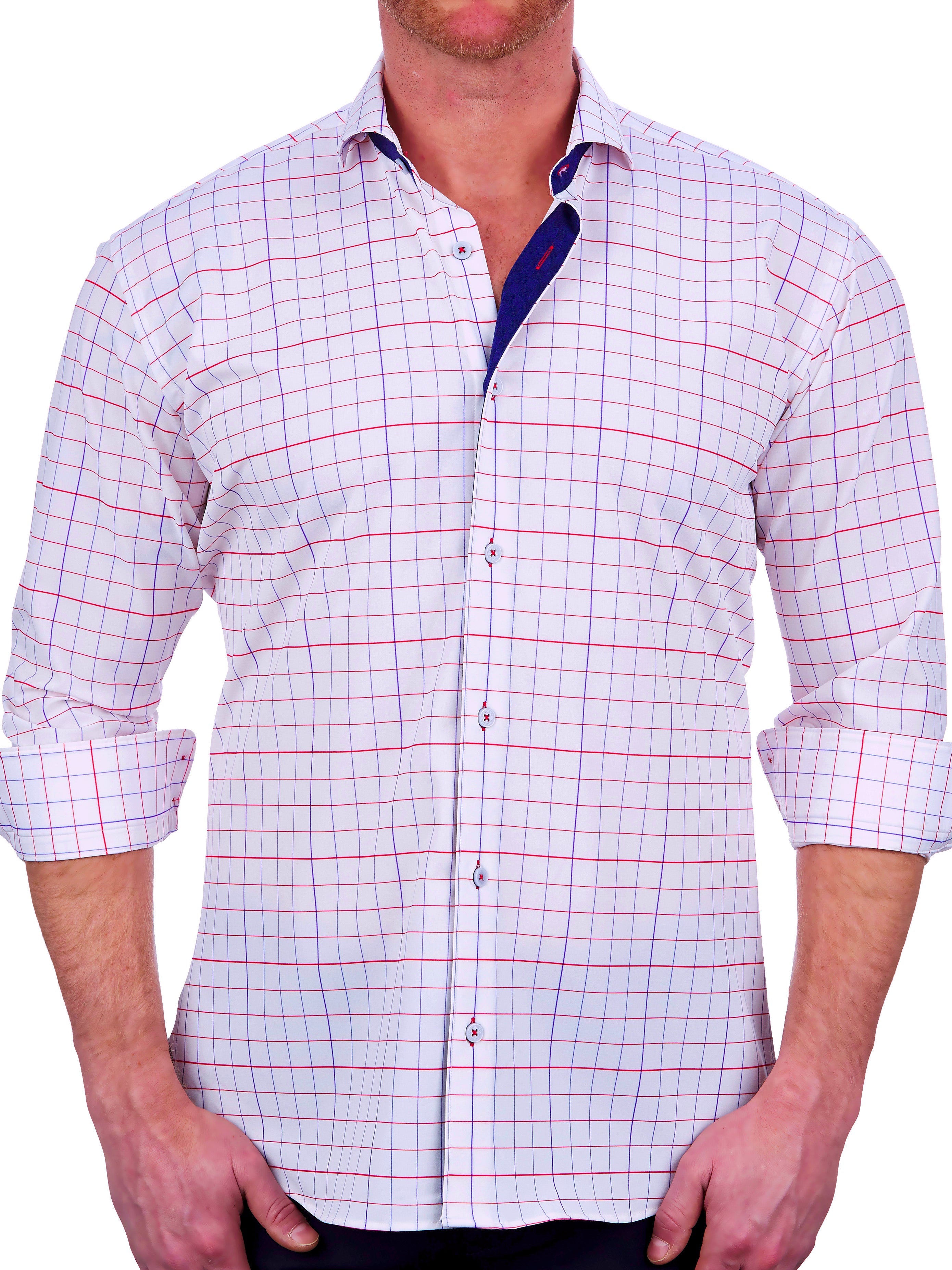 Eins Small Check Blue