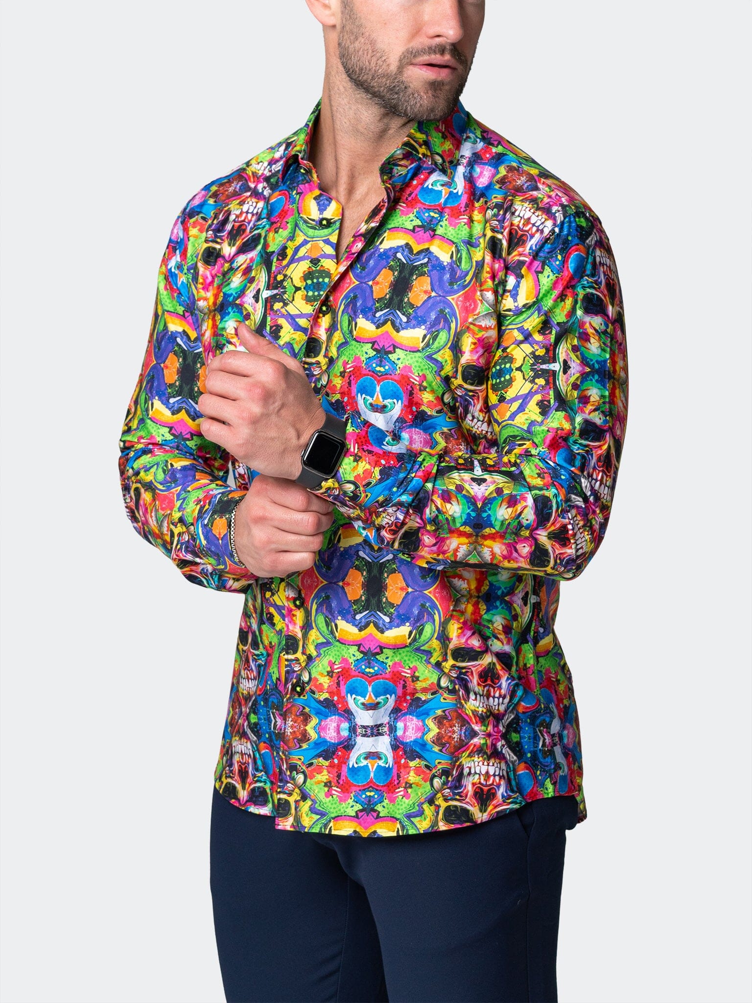 Fibonacci AcidSkull Multi Shirt