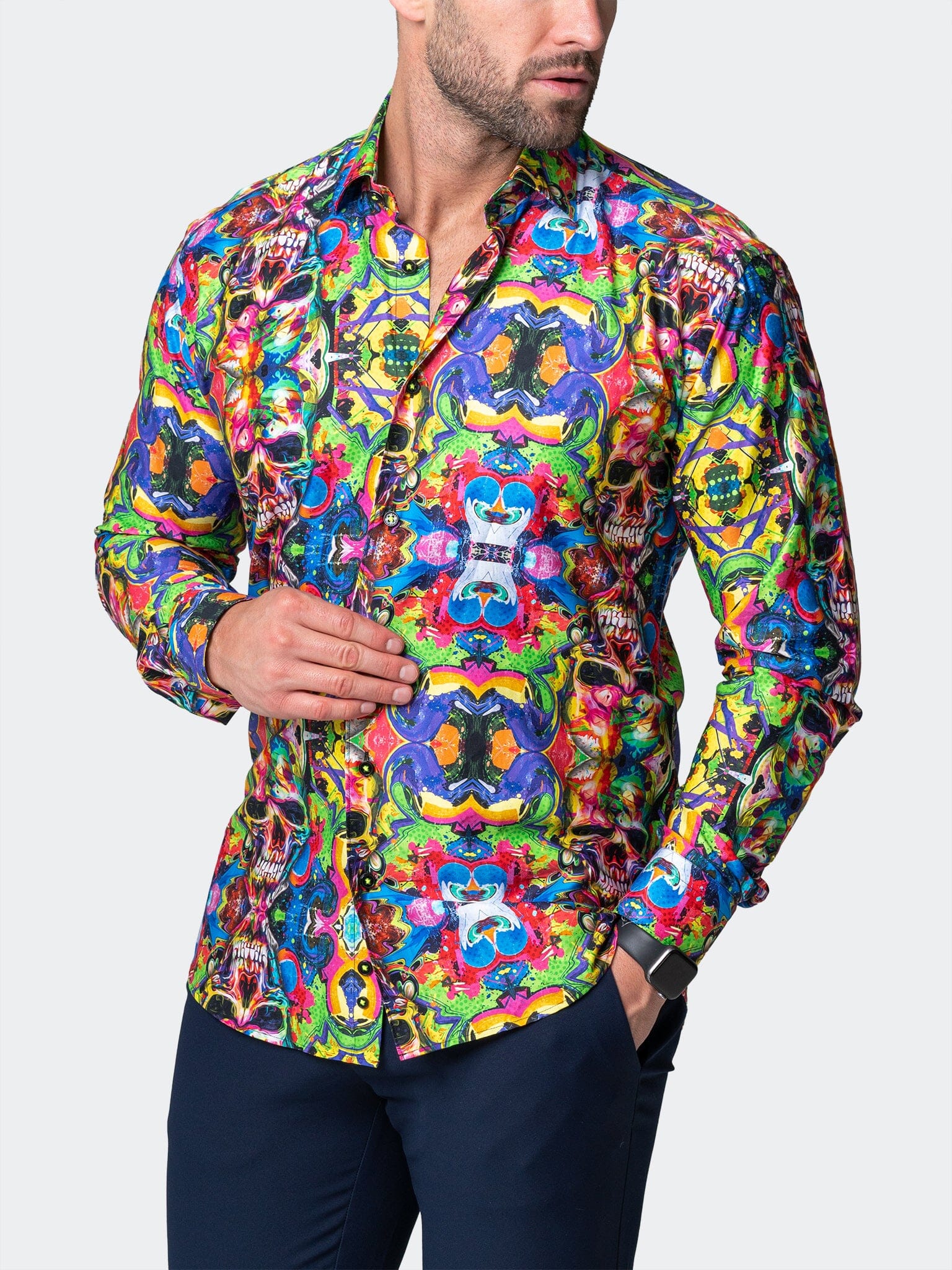Fibonacci AcidSkull Multi Shirt