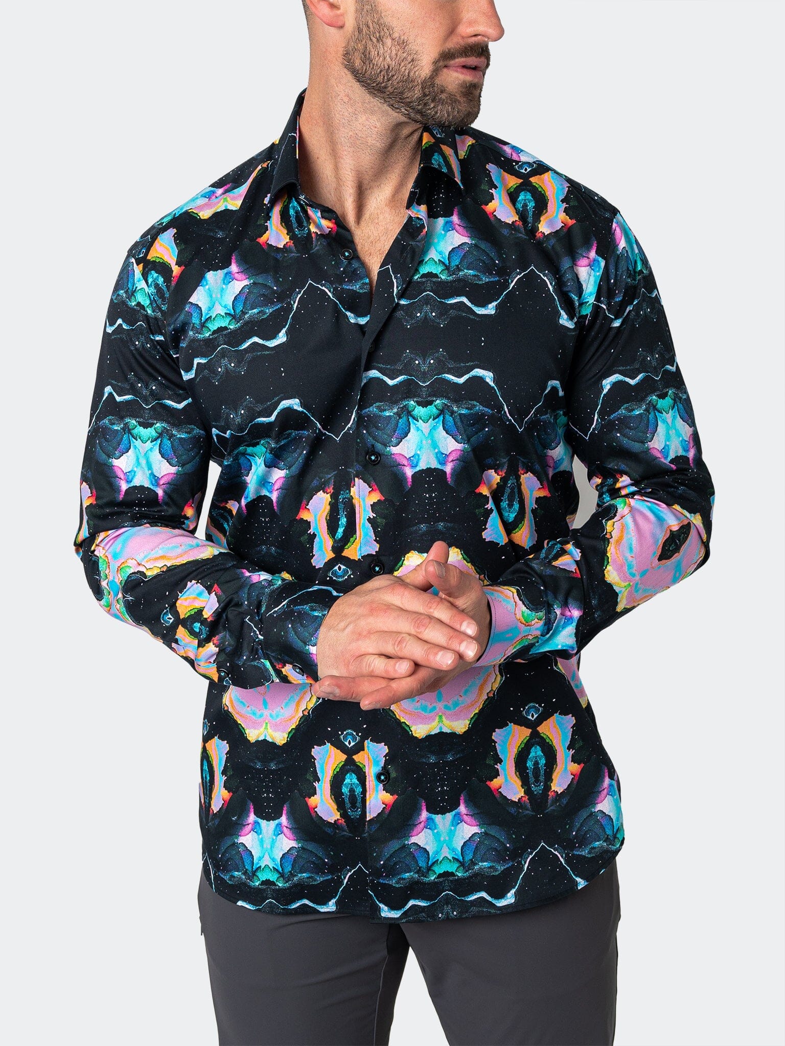Fibonacci Cosmos Black