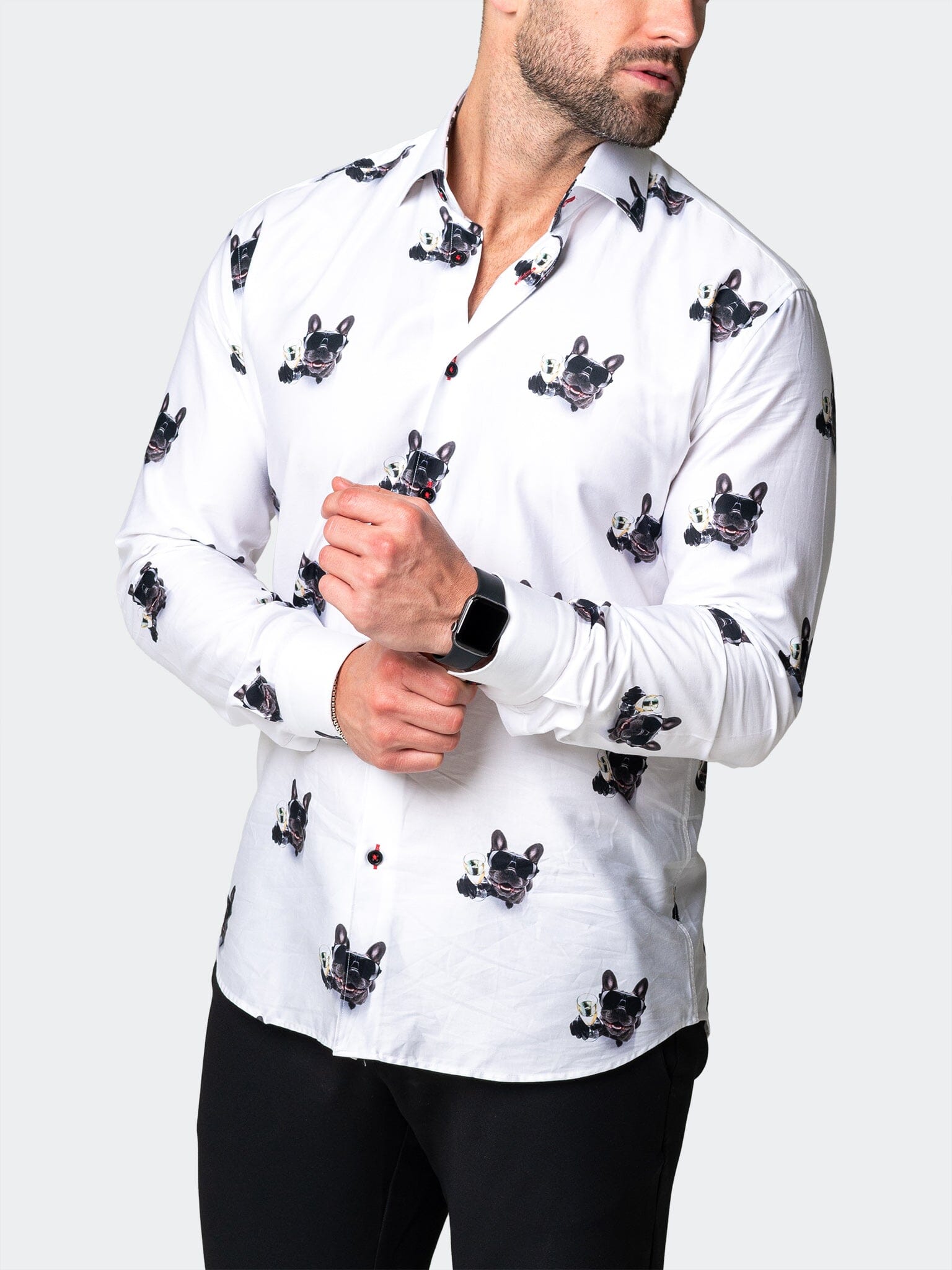 Fibonacci DogChampagne White Shirt