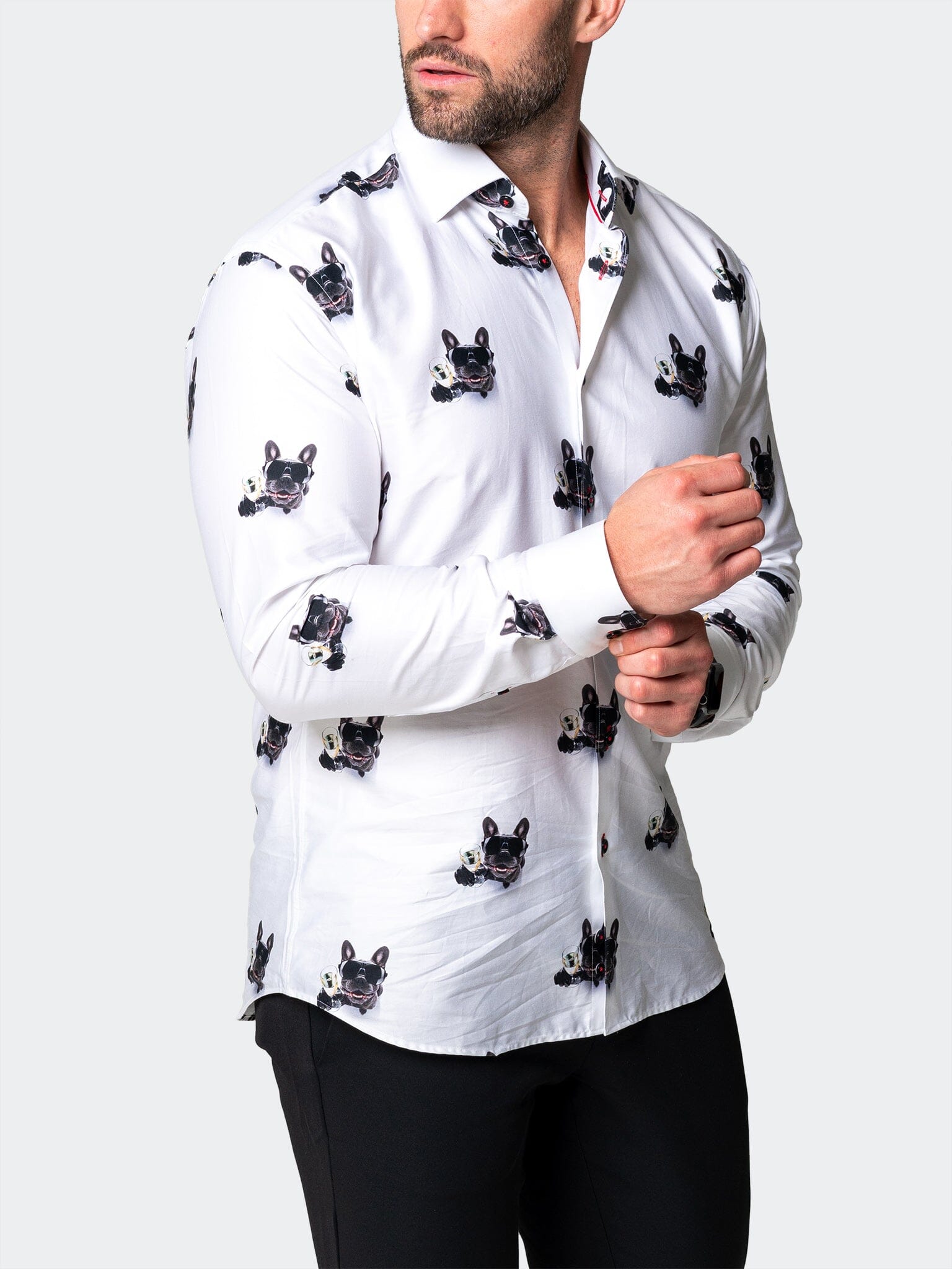 Fibonacci DogChampagne White Shirt
