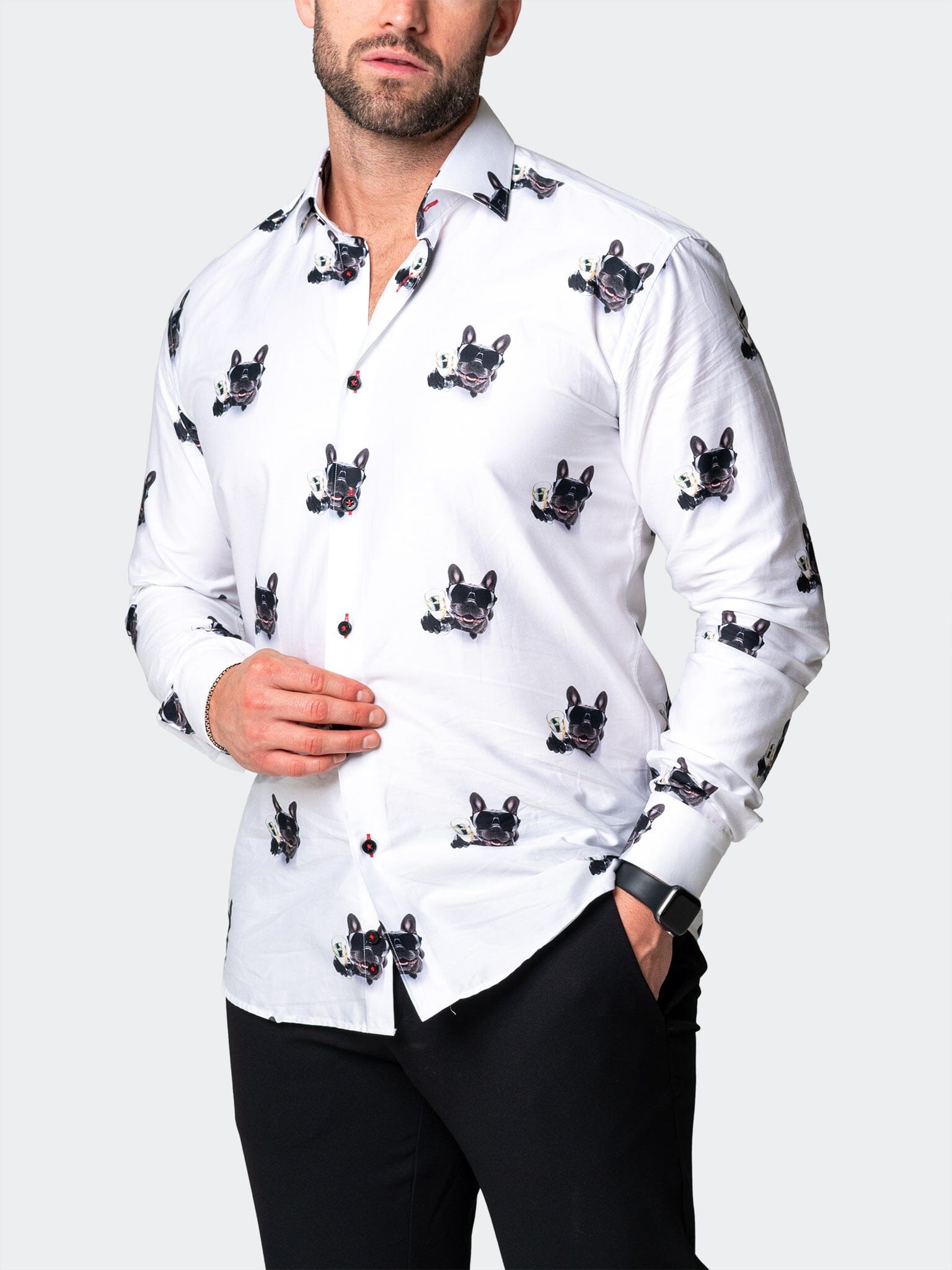 Fibonacci DogChampagne White Shirt
