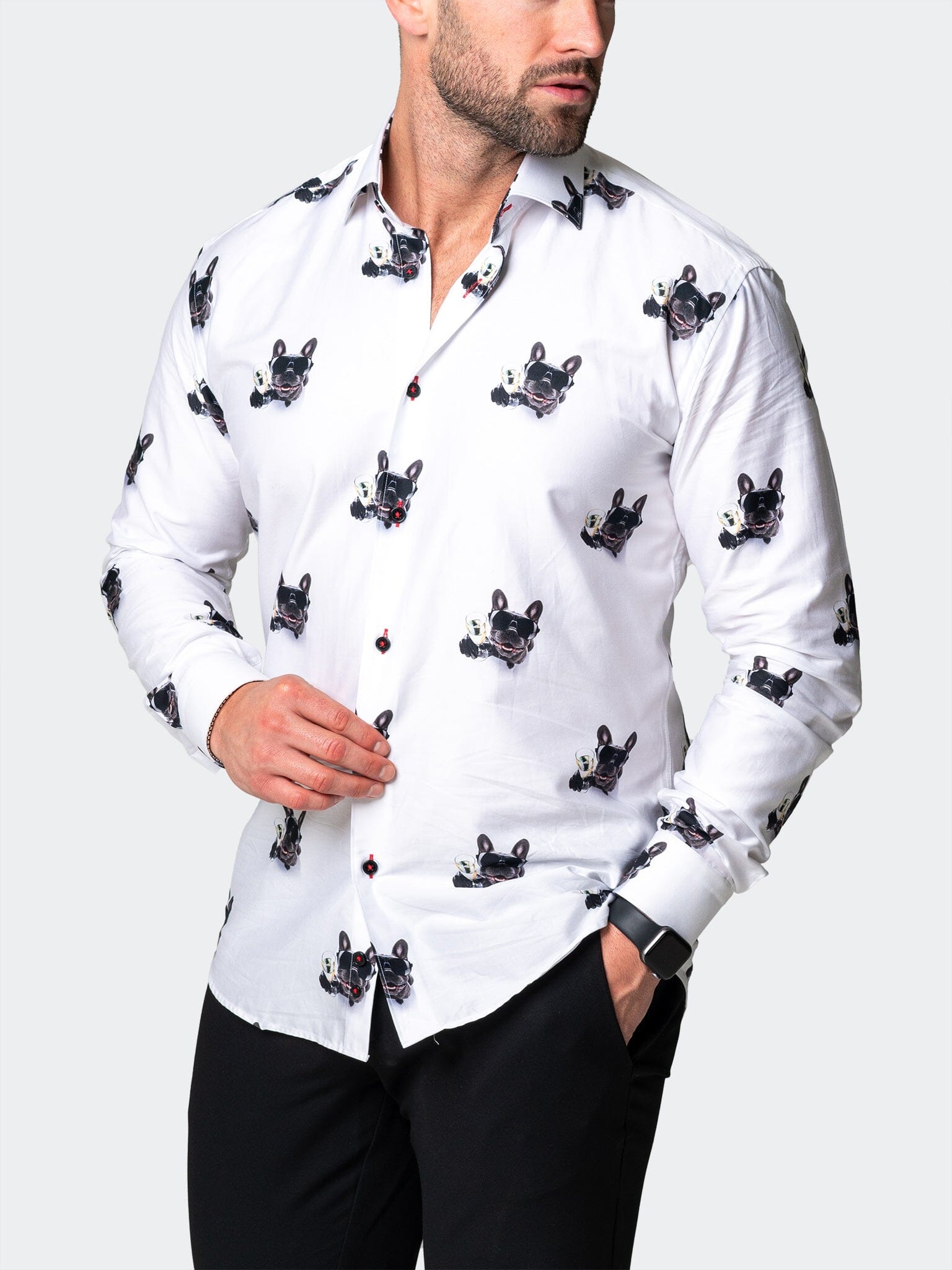 Fibonacci DogChampagne White Shirt