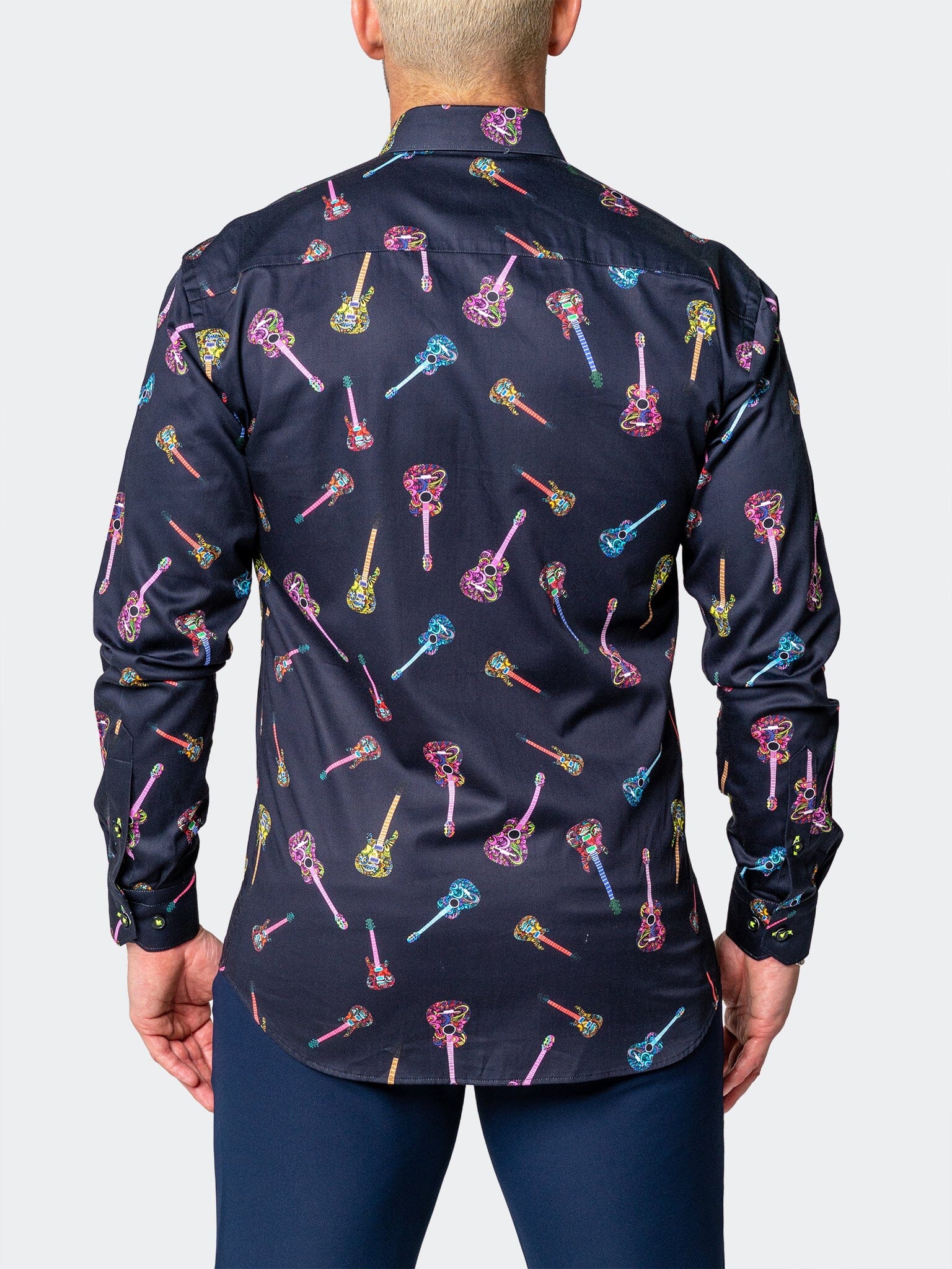 Fibonacci Guitar Black Shirt